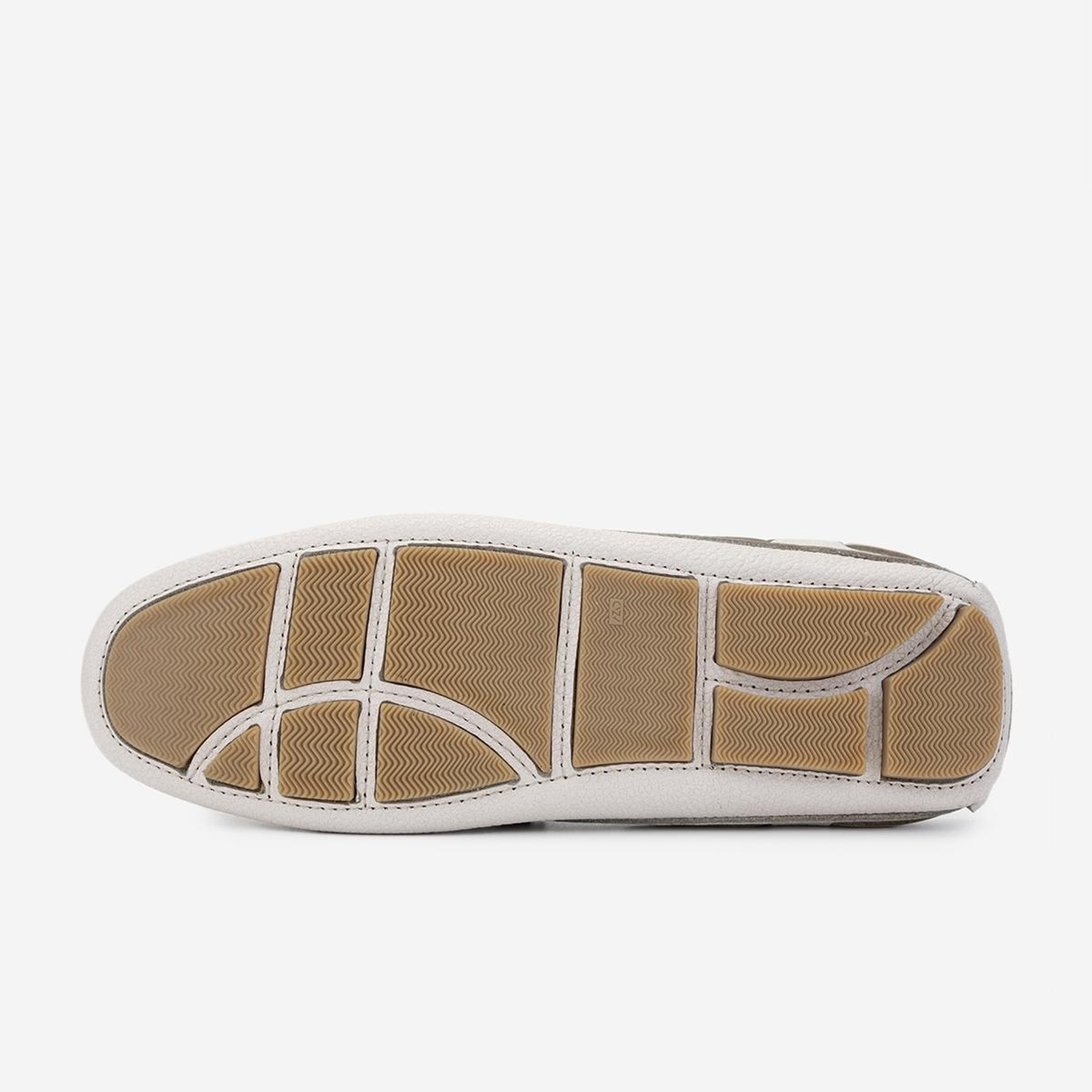 Valmenti Erkek Hakiki Deri Beyaz Terlik