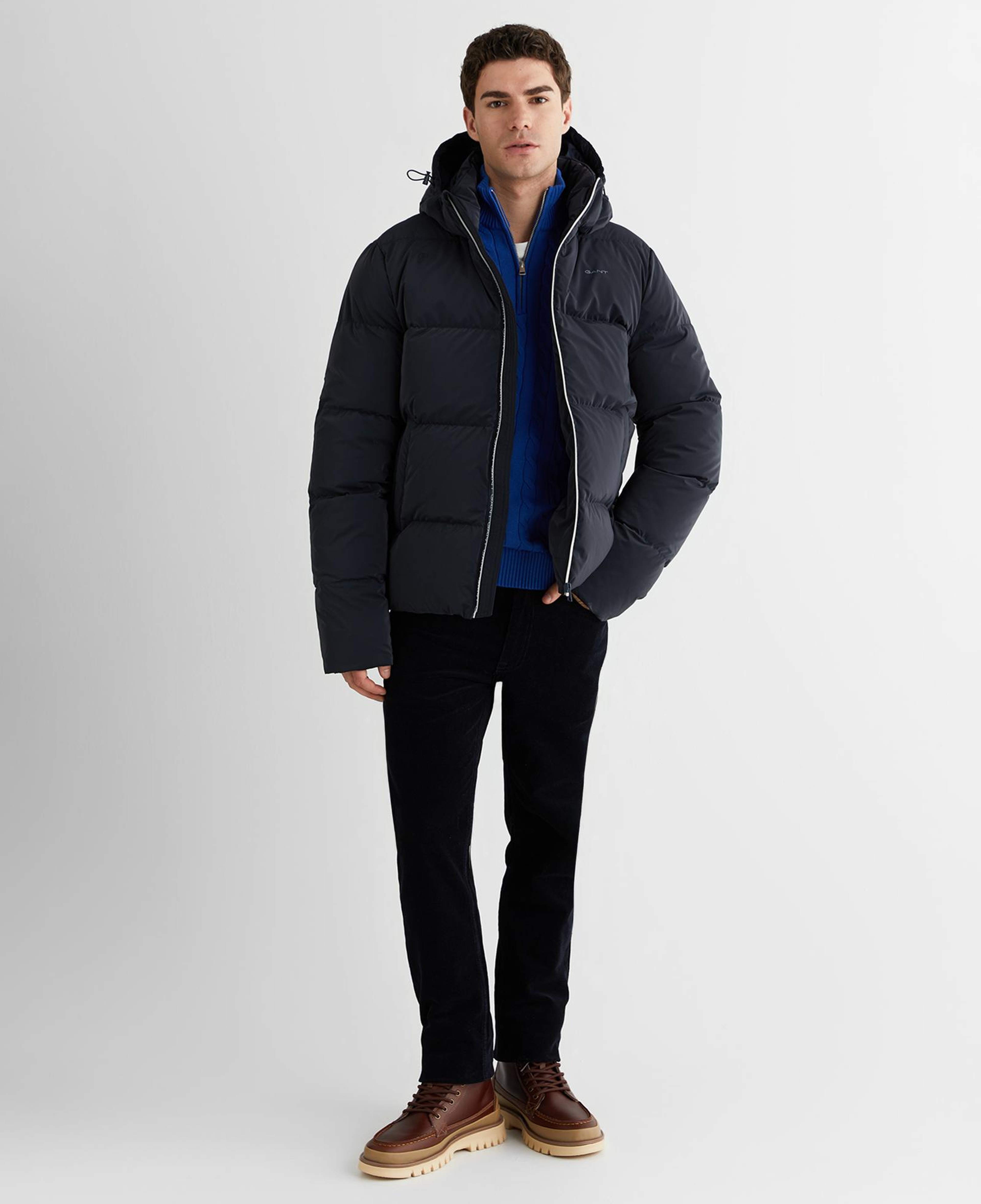 GANT Erkek Lacivert Regular Fit Fermuarlı Ceket