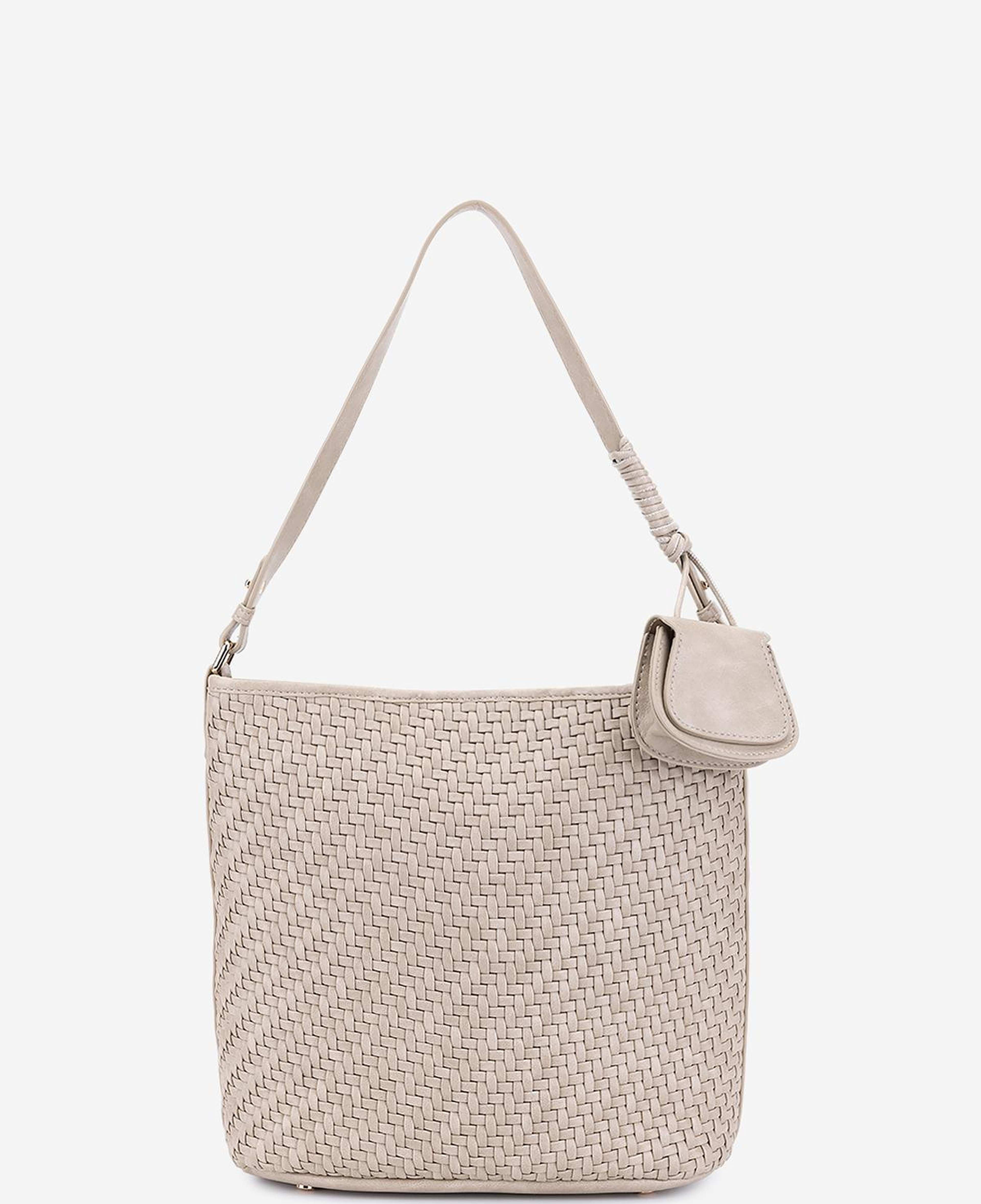 Valmenti Kadın Suni Deri Taupe Omuz Çanta