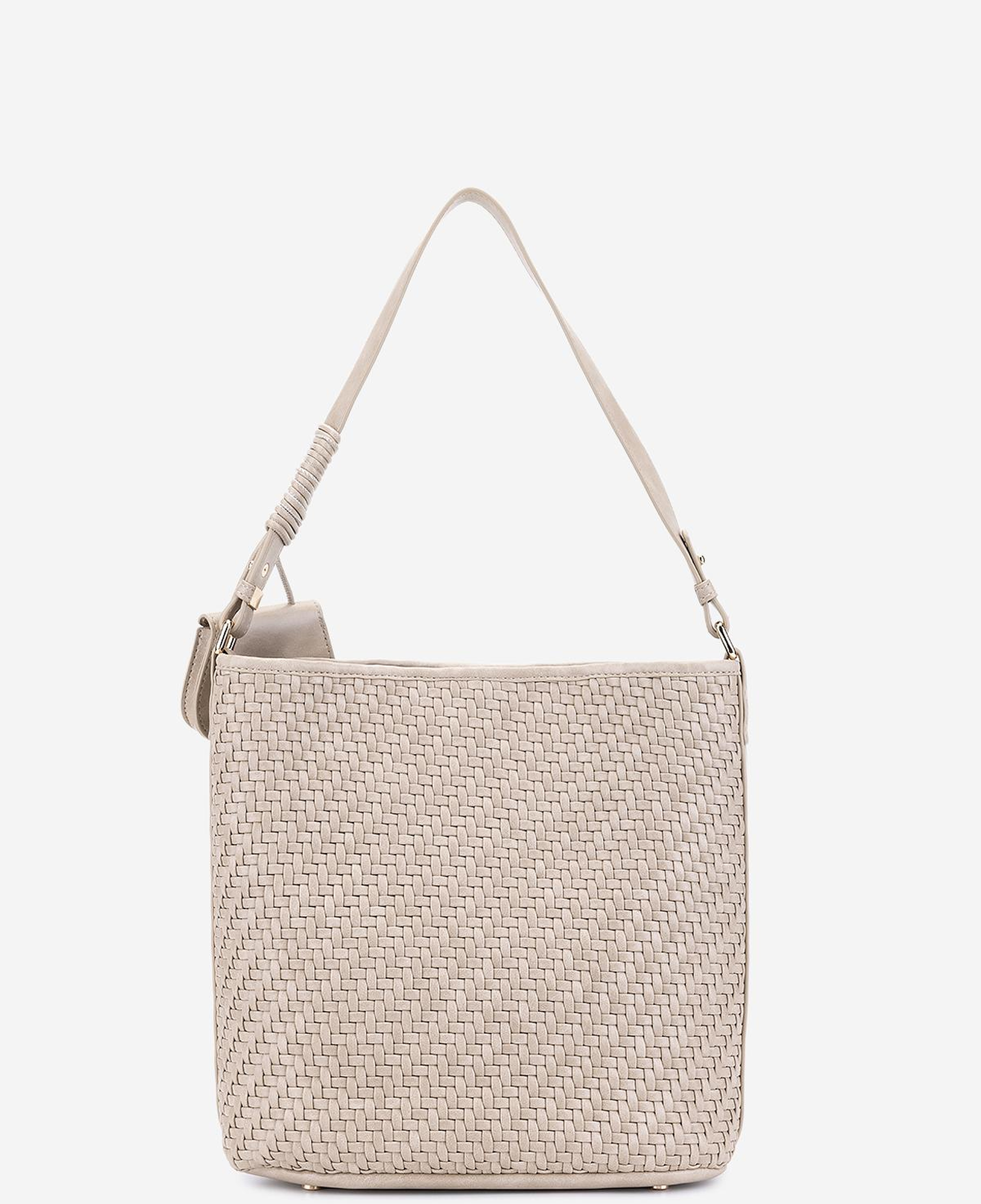 Valmenti Kadın Suni Deri Taupe Omuz Çanta