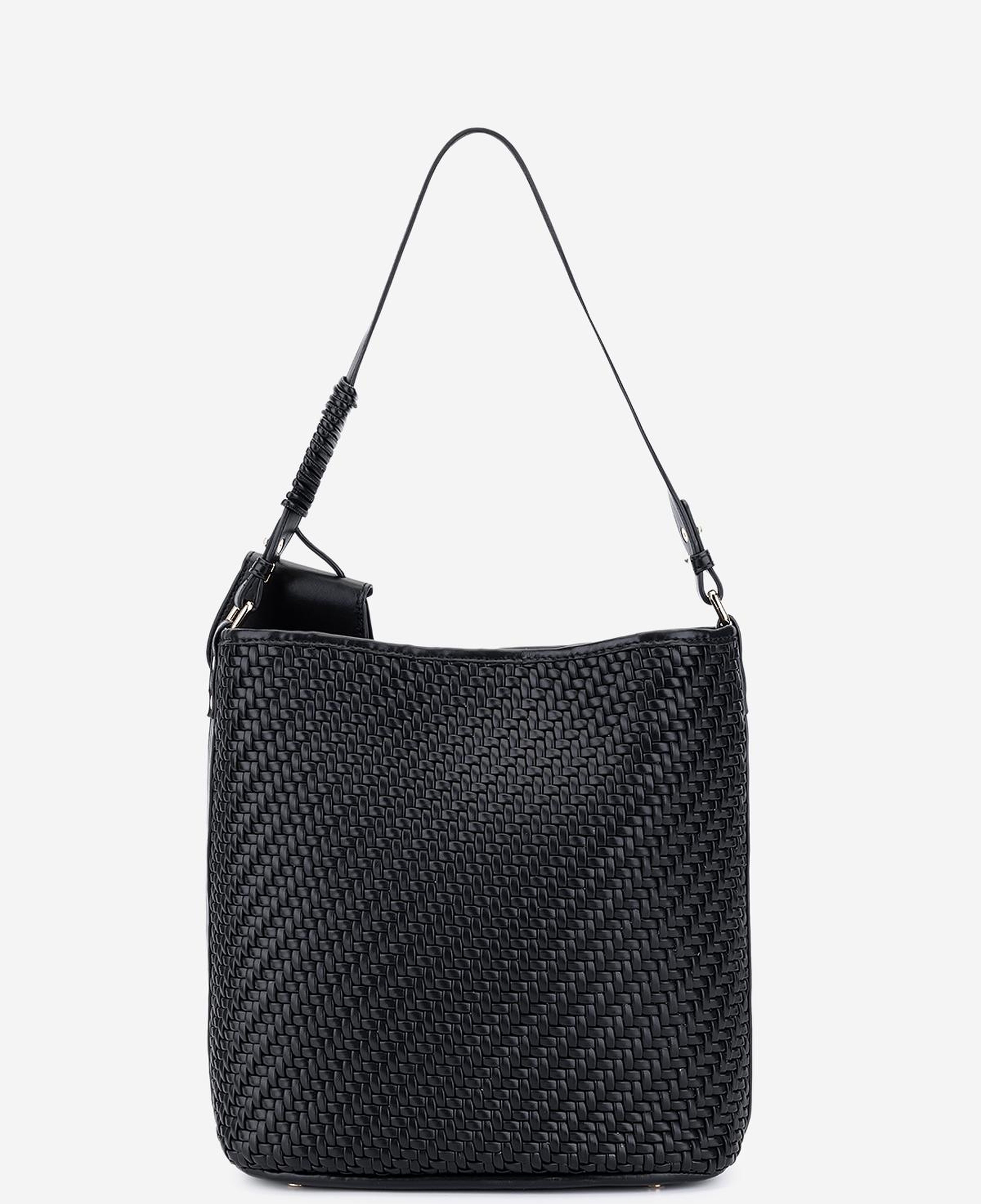 Valmenti Kadın Suni Deri Siyah Omuz Çanta