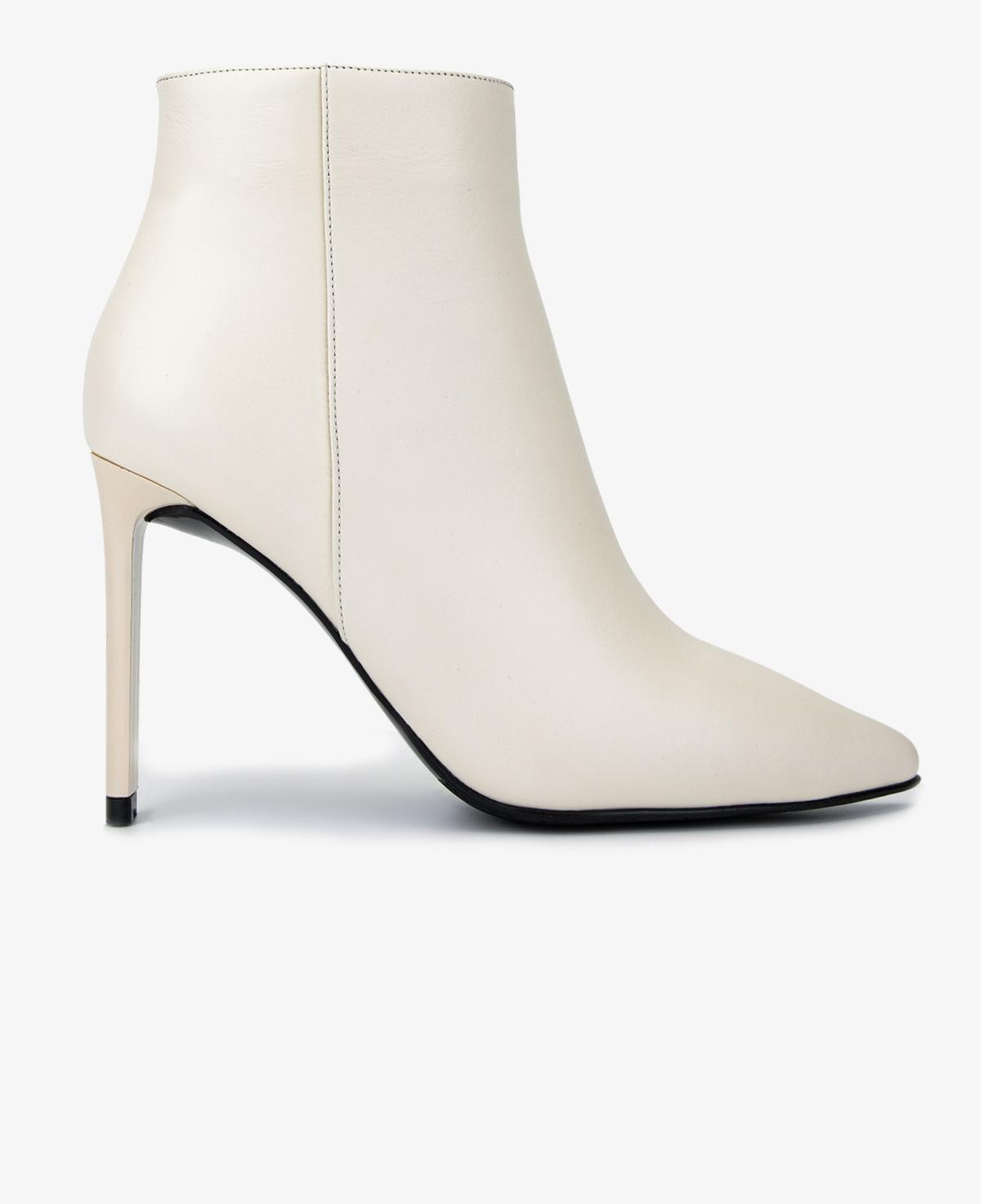 Valmenti Kadın Hakiki Deri Bej Topuklu Bot