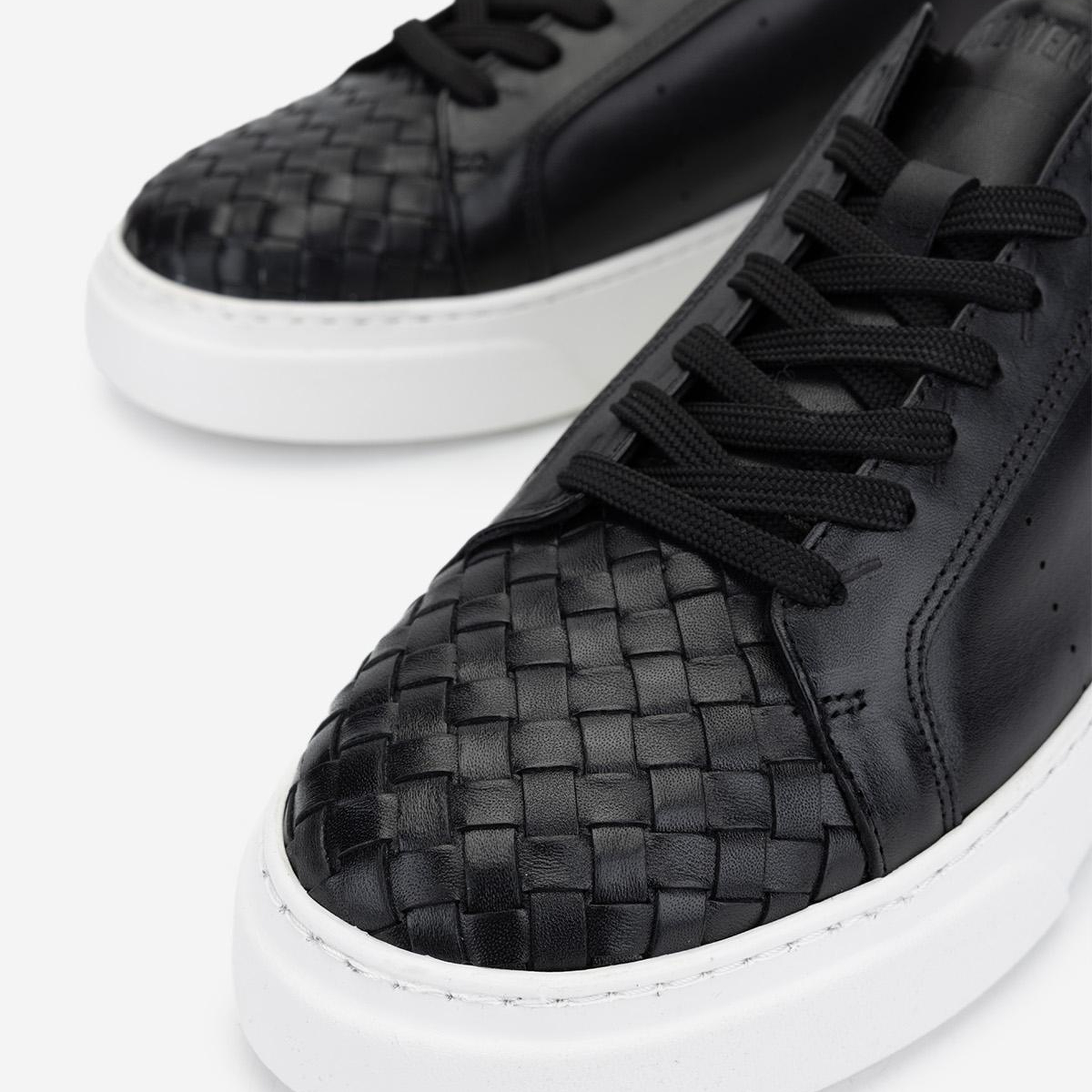 Valmenti Erkek Hakiki Deri Siyah Sneakers & Spor Ayakkabı