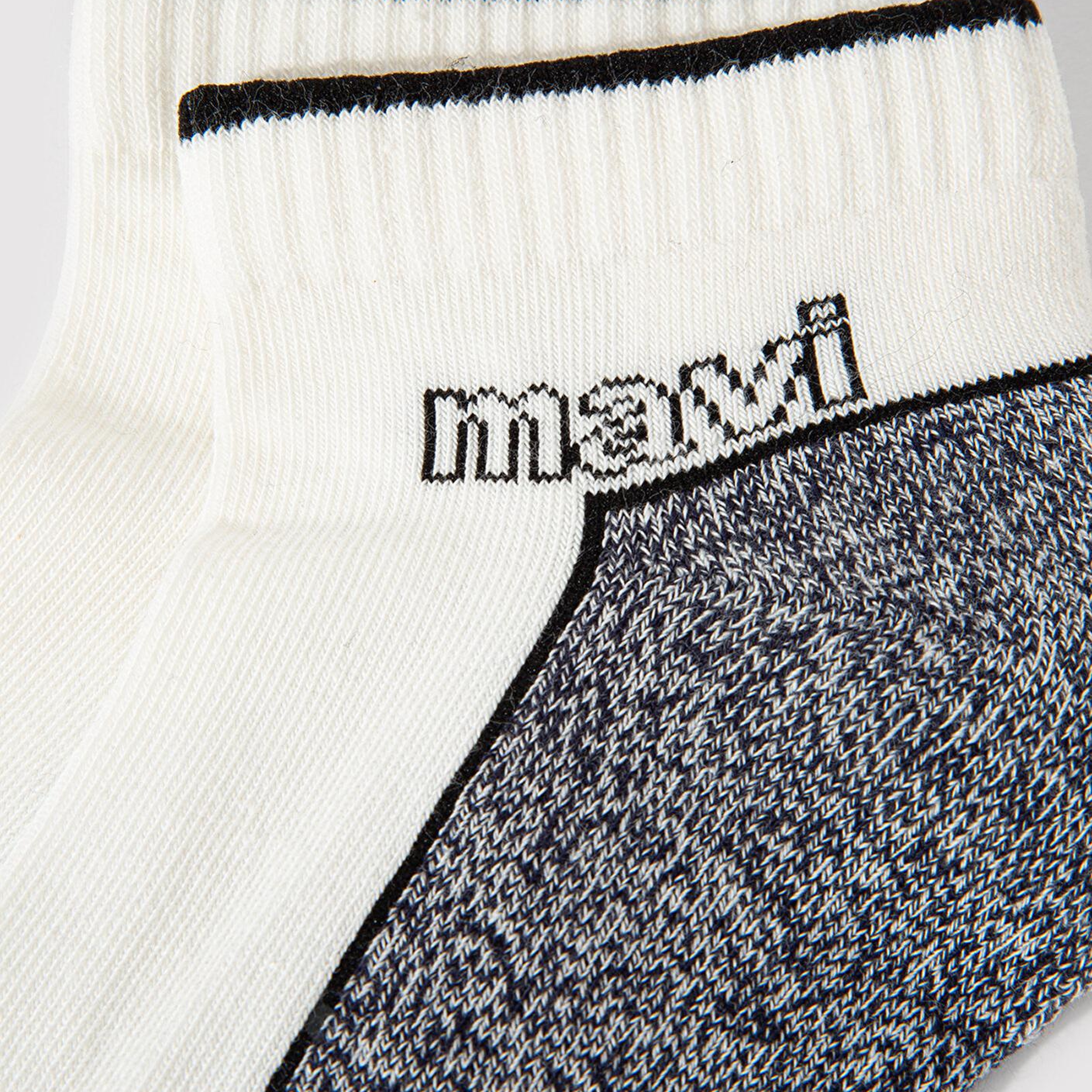 Mavi Mavi Logo Detaylı Beyaz Patik Çorap 0911604-622