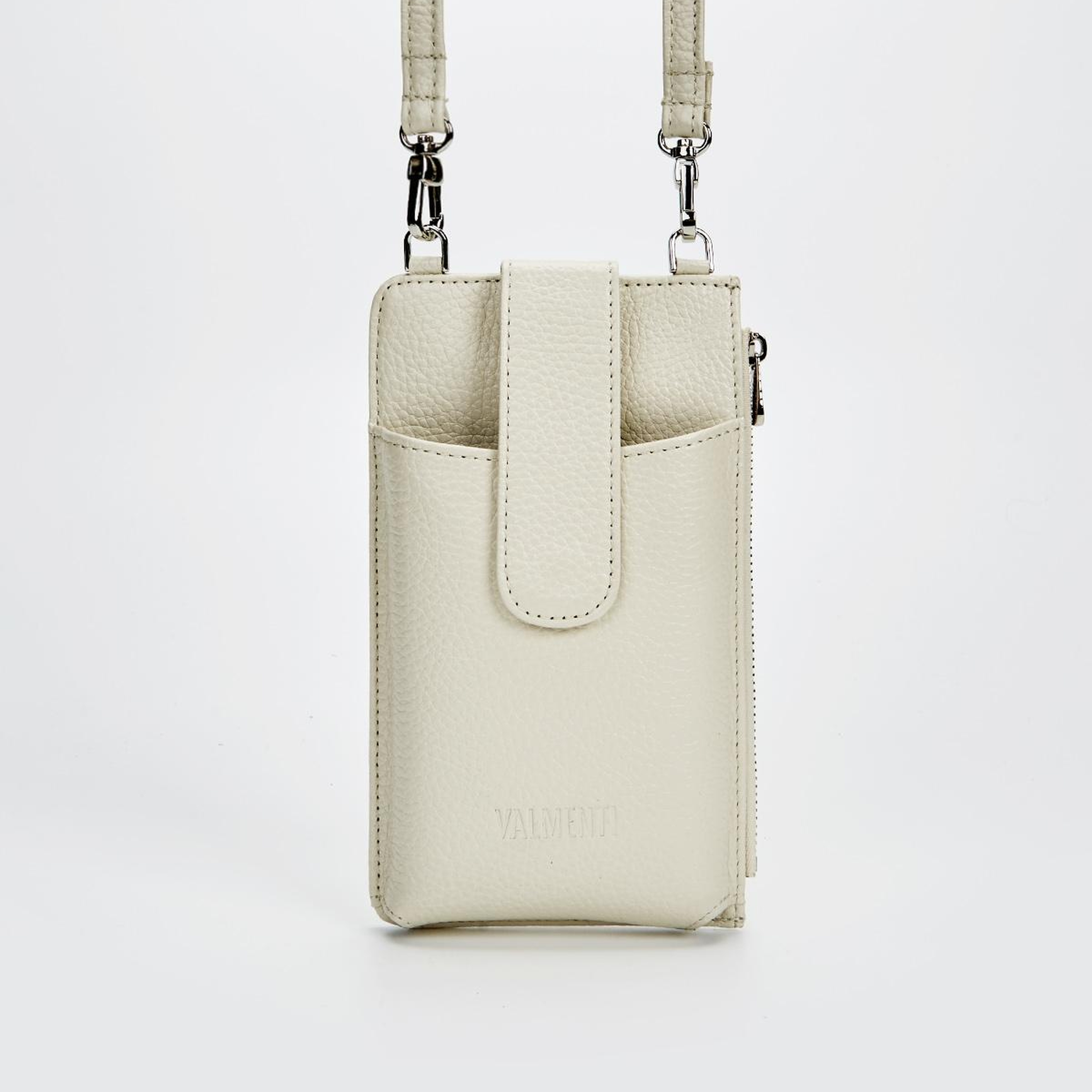 Valmenti Kadın Hakiki Deri Bej Telefonluk Cuzdan