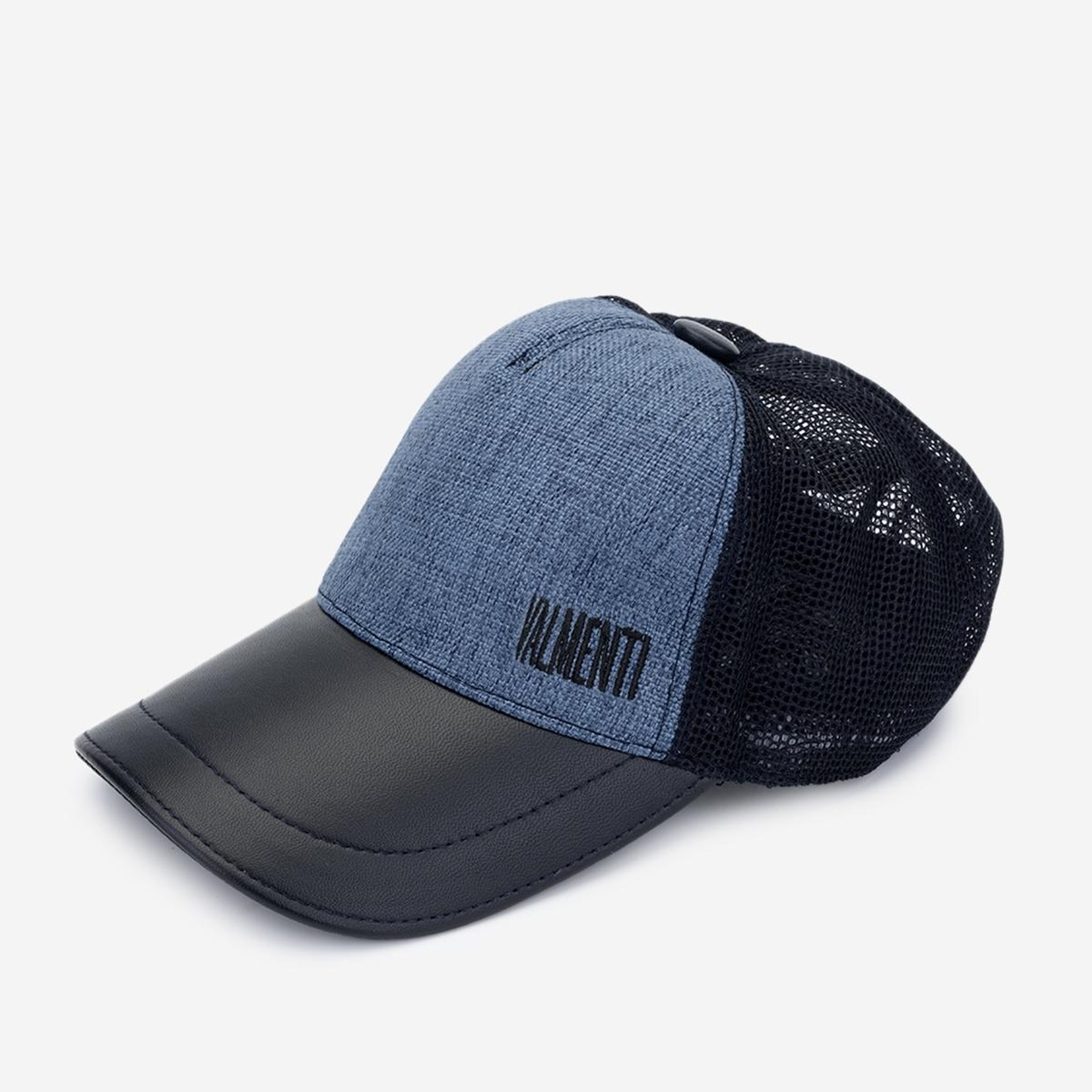 Valmenti Erkek Tekstil Mavi Şapka