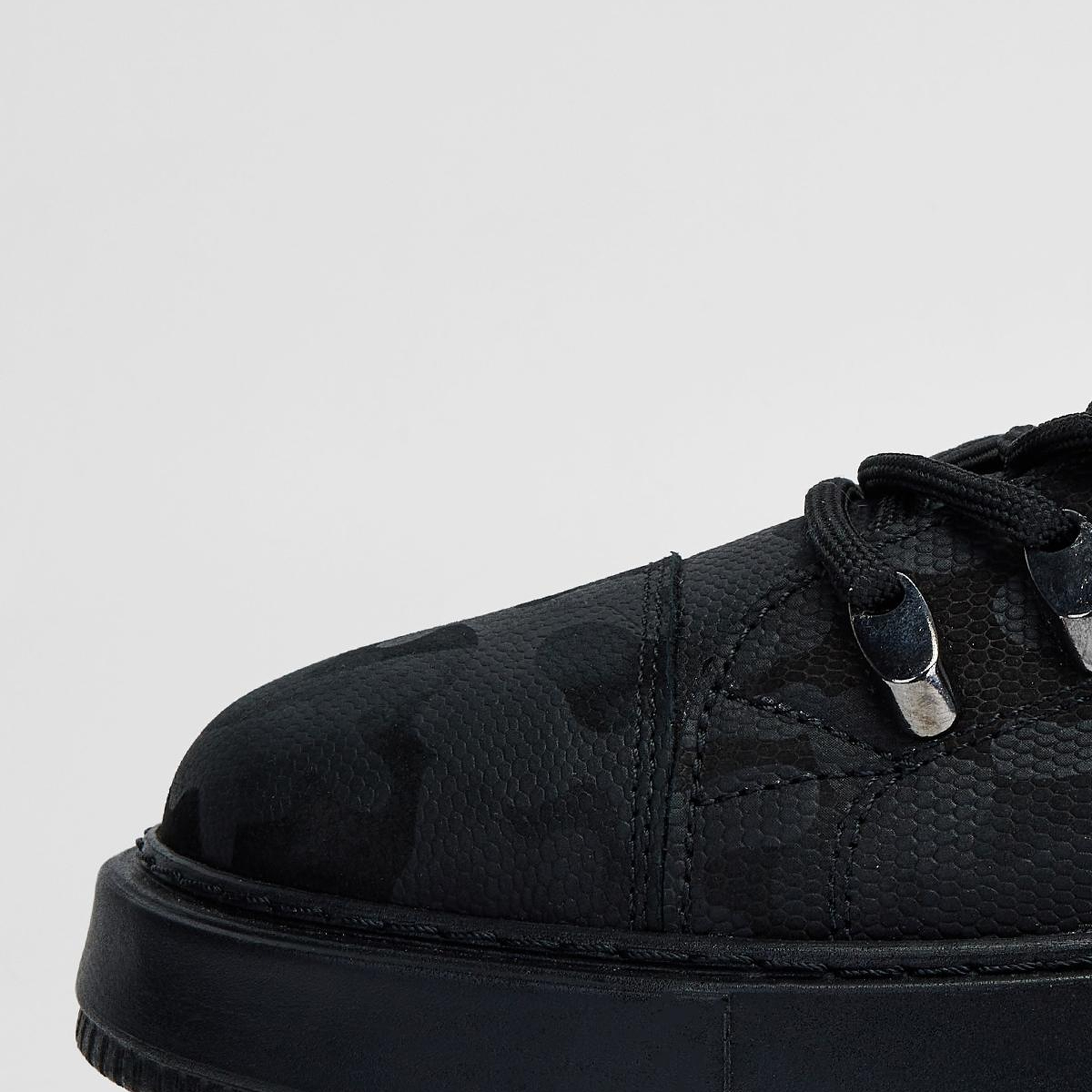 Valmenti Erkek Hakiki Deri Siyah Sneakers & Spor Bot