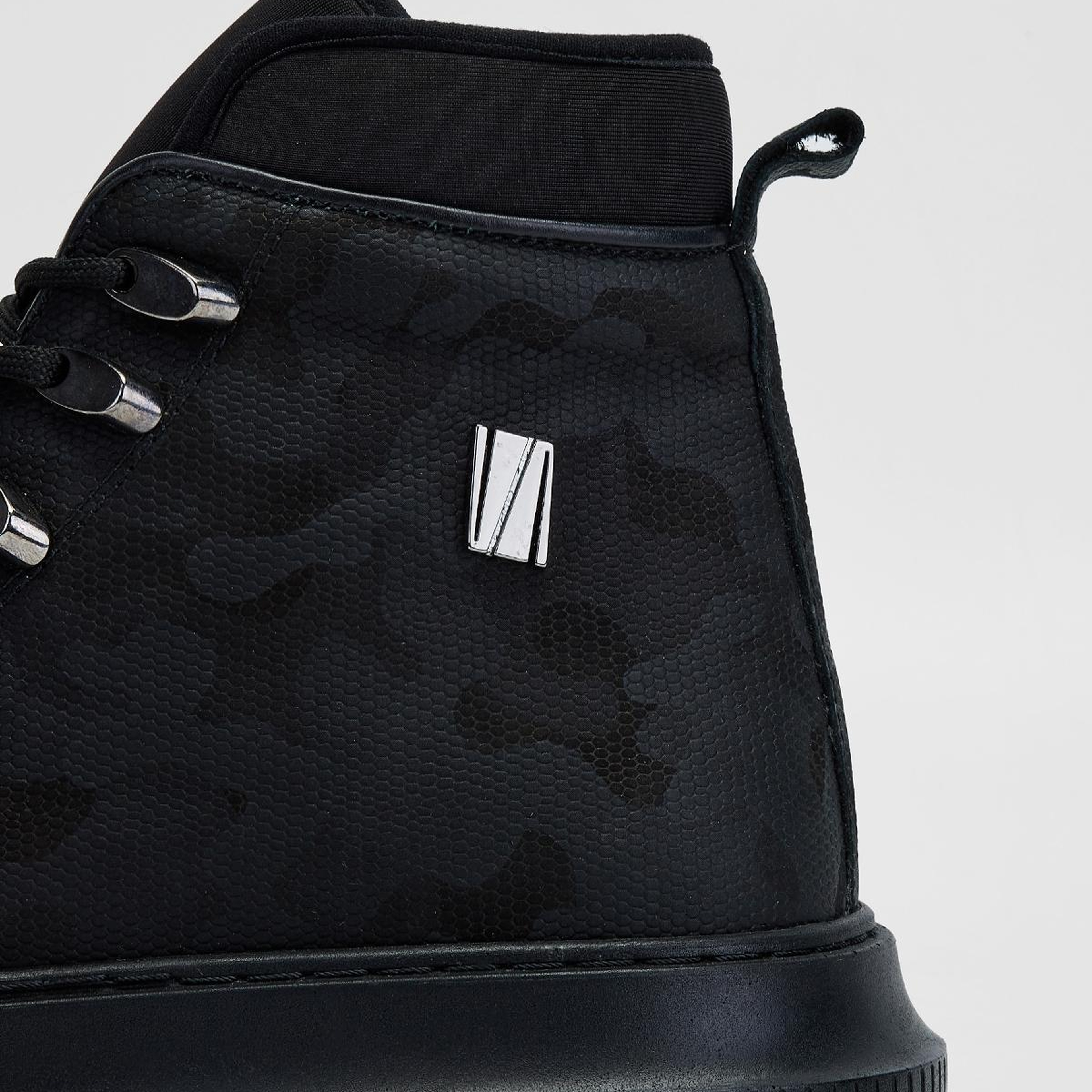 Valmenti Erkek Hakiki Deri Siyah Sneakers & Spor Bot