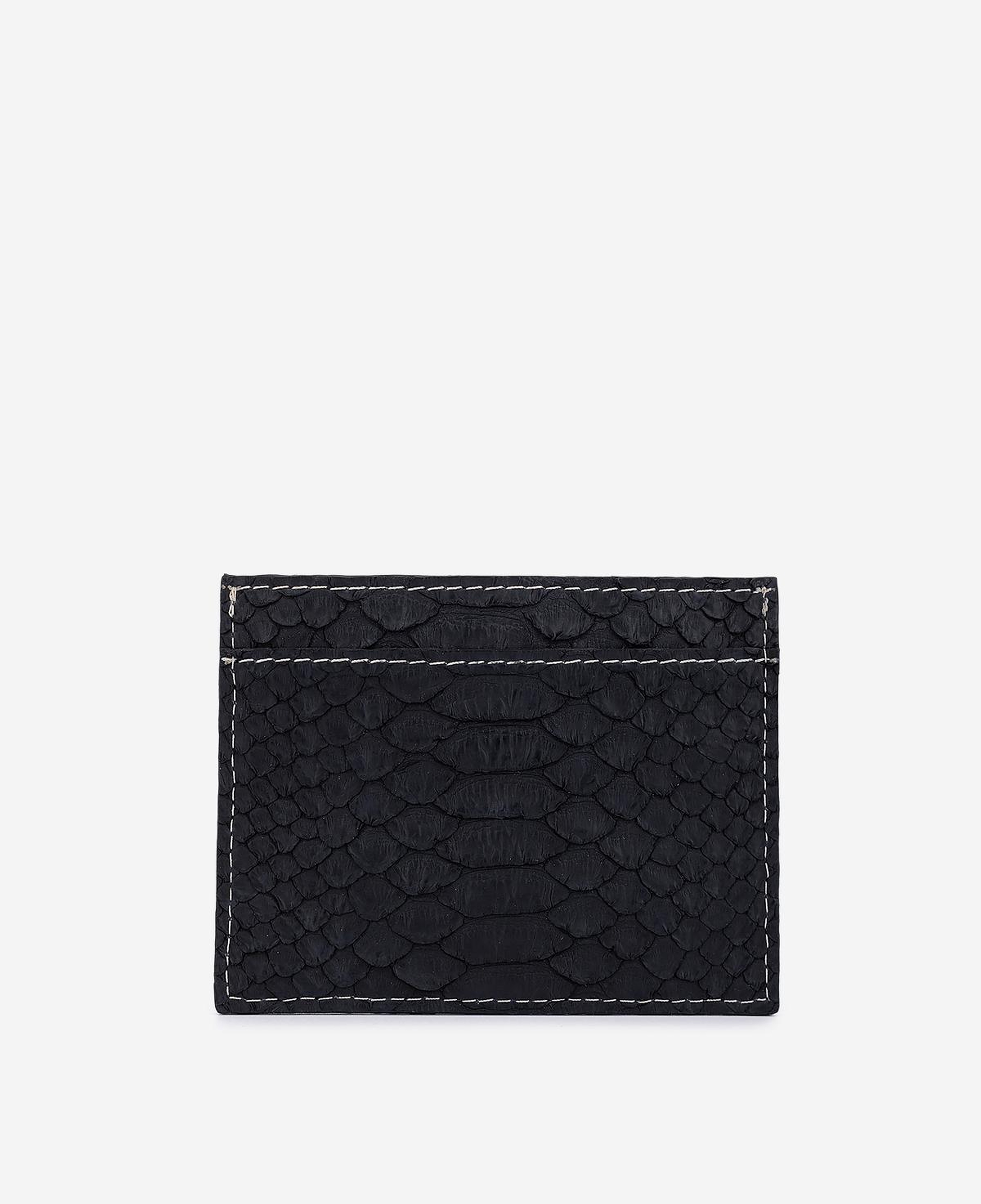 Valmenti Unisex Hakiki Deri Siyah Kartlık