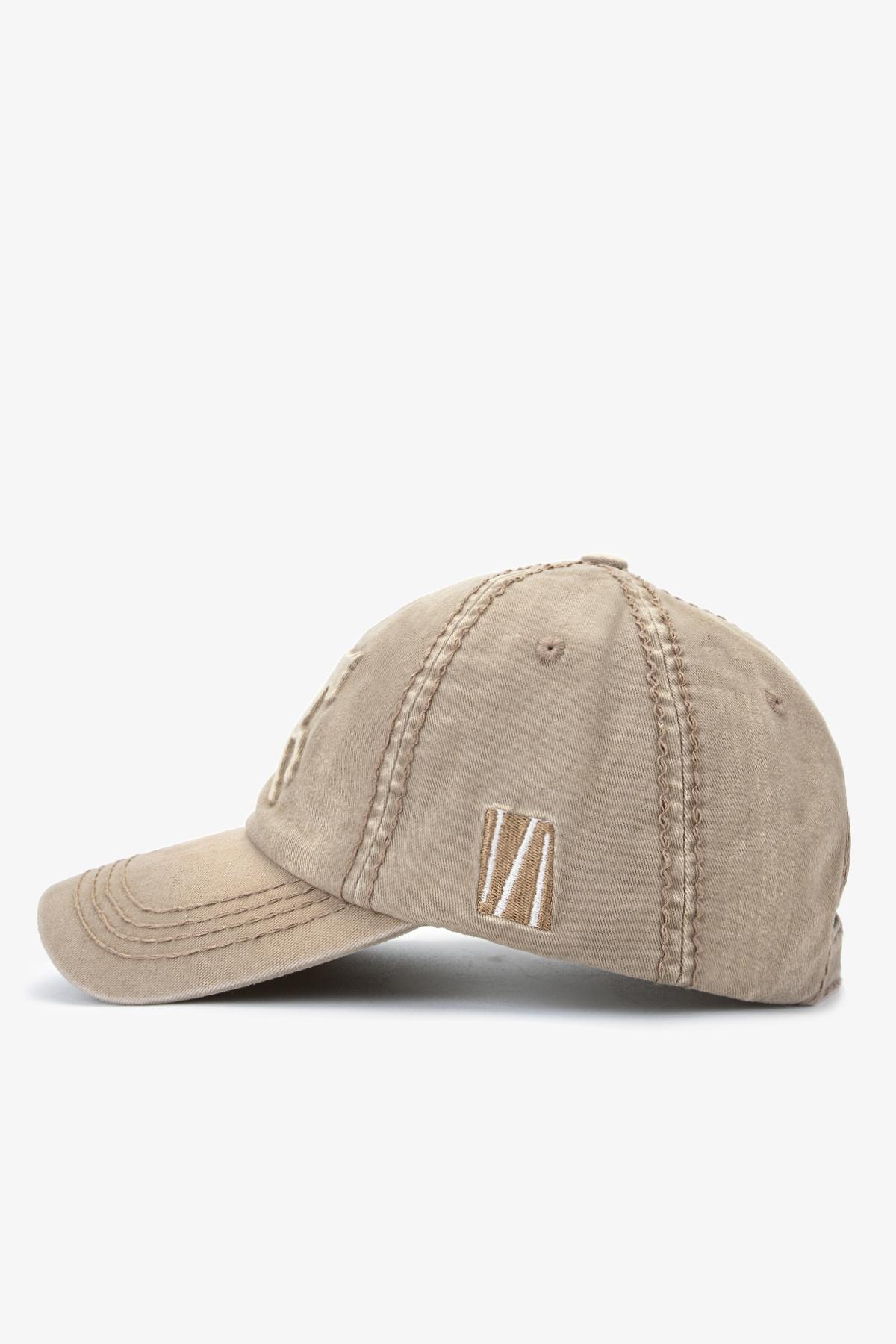 Valmenti Unisex Tekstil Haki Beyzbol Şapka