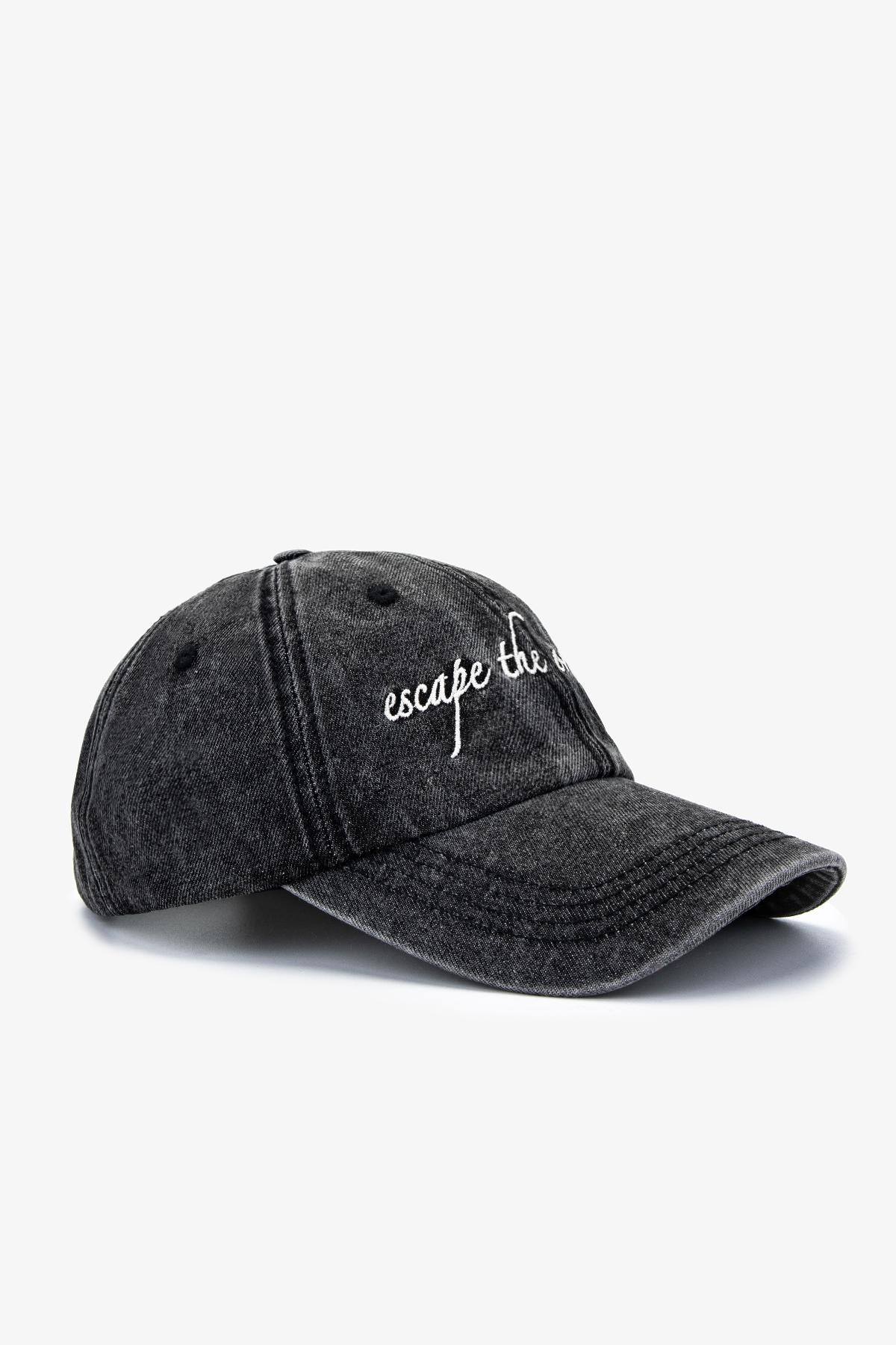 Valmenti Unisex Tekstil Siyah Beyzbol Şapka