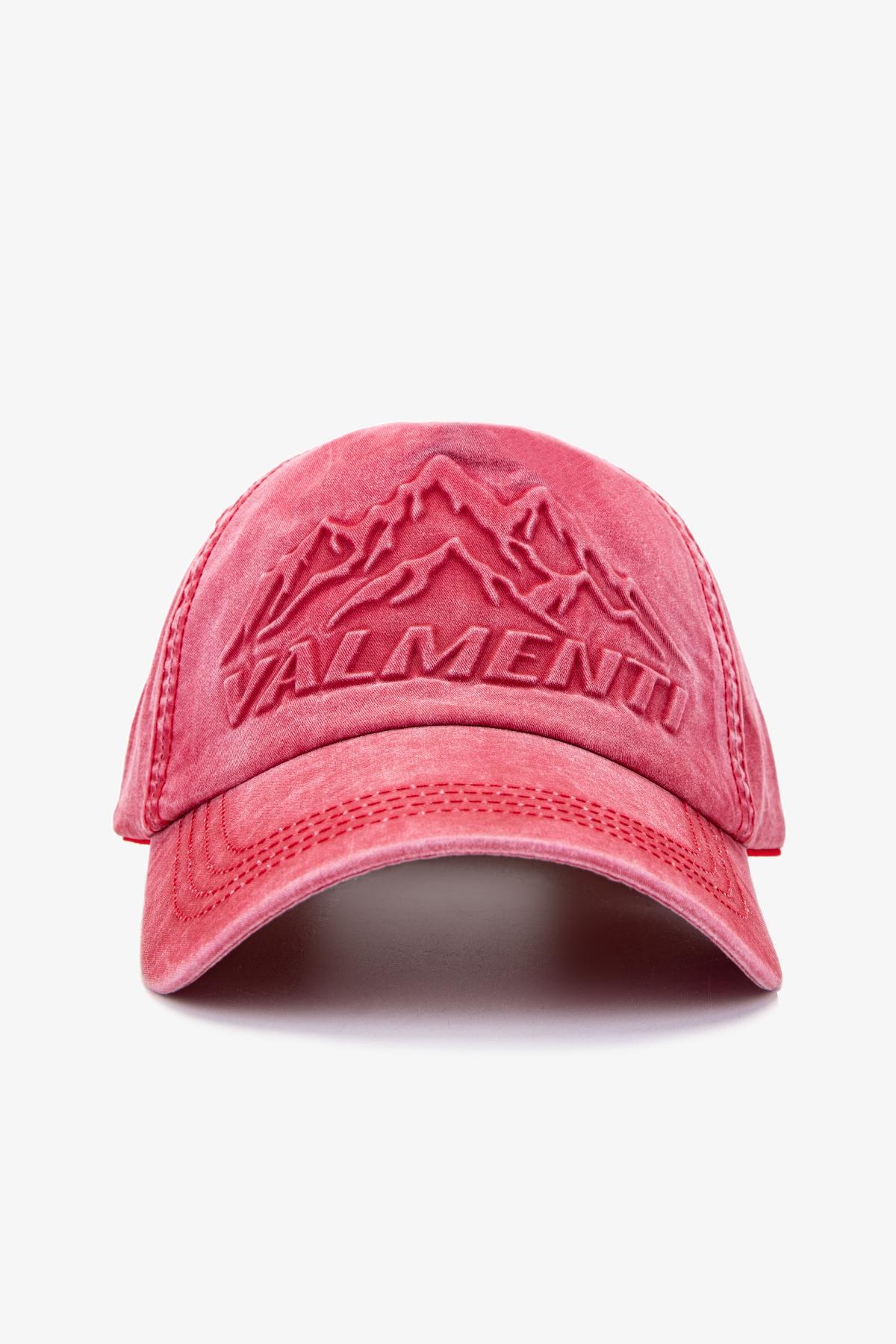 Valmenti Unisex Tekstil Kırmızı Beyzbol Şapka