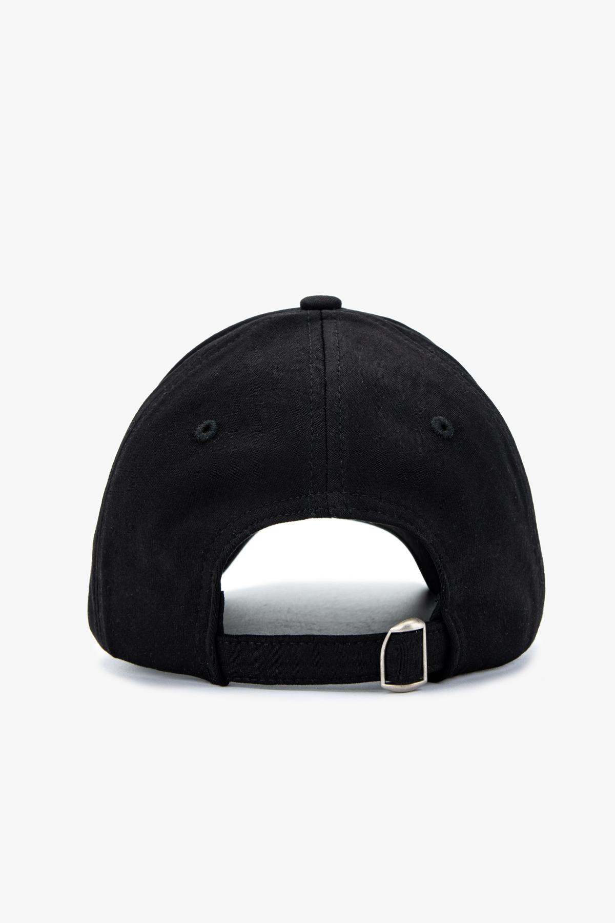 Valmenti Unisex Tekstil Siyah Beyzbol Şapka