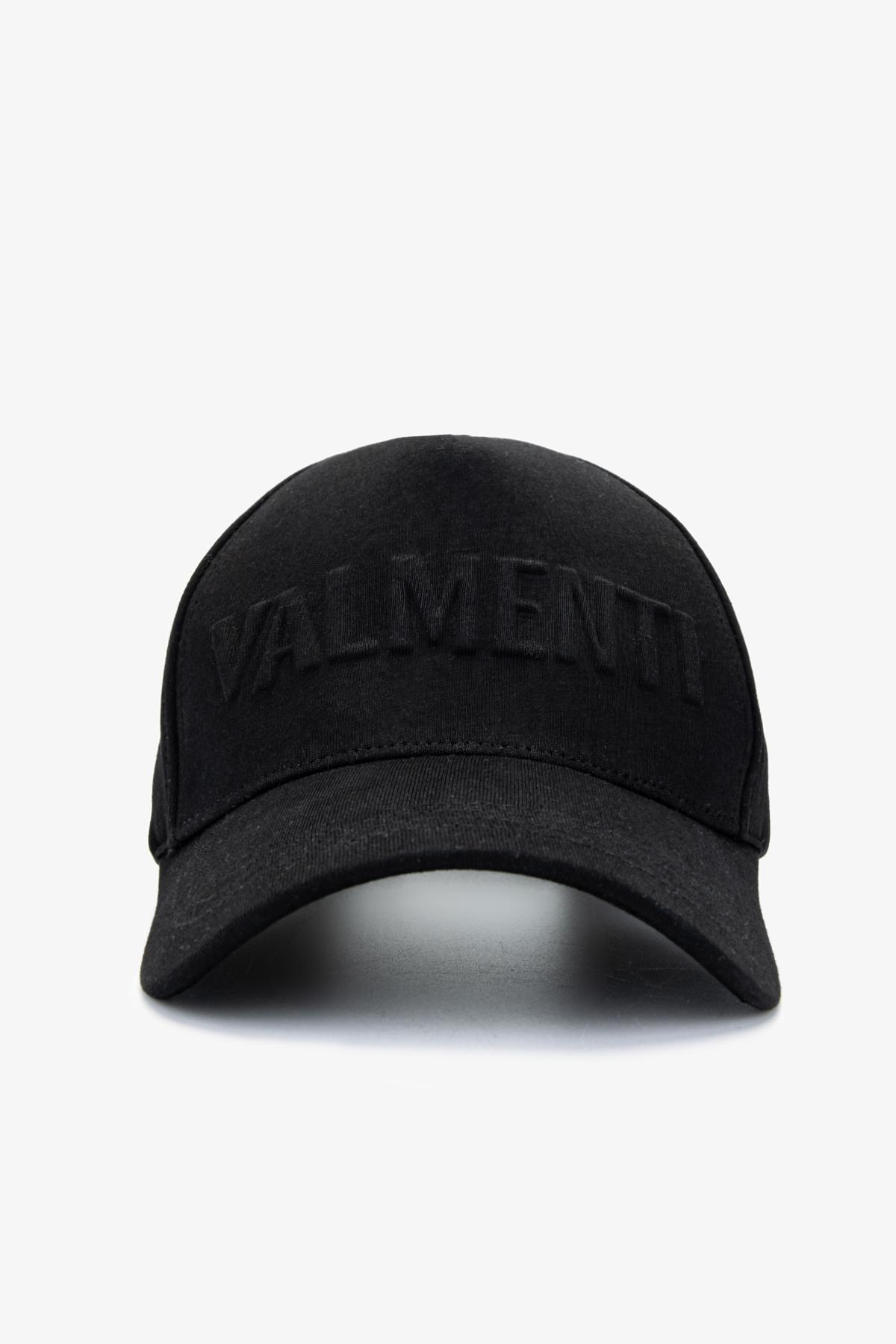 Valmenti Unisex Tekstil Siyah Beyzbol Şapka