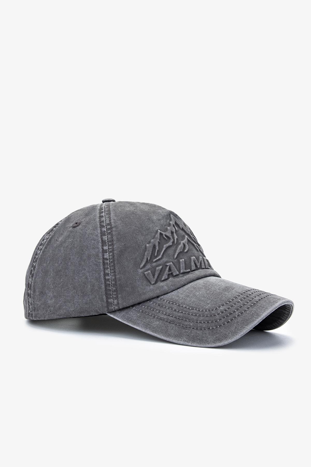 Valmenti Unisex Tekstil Gri Beyzbol Şapka