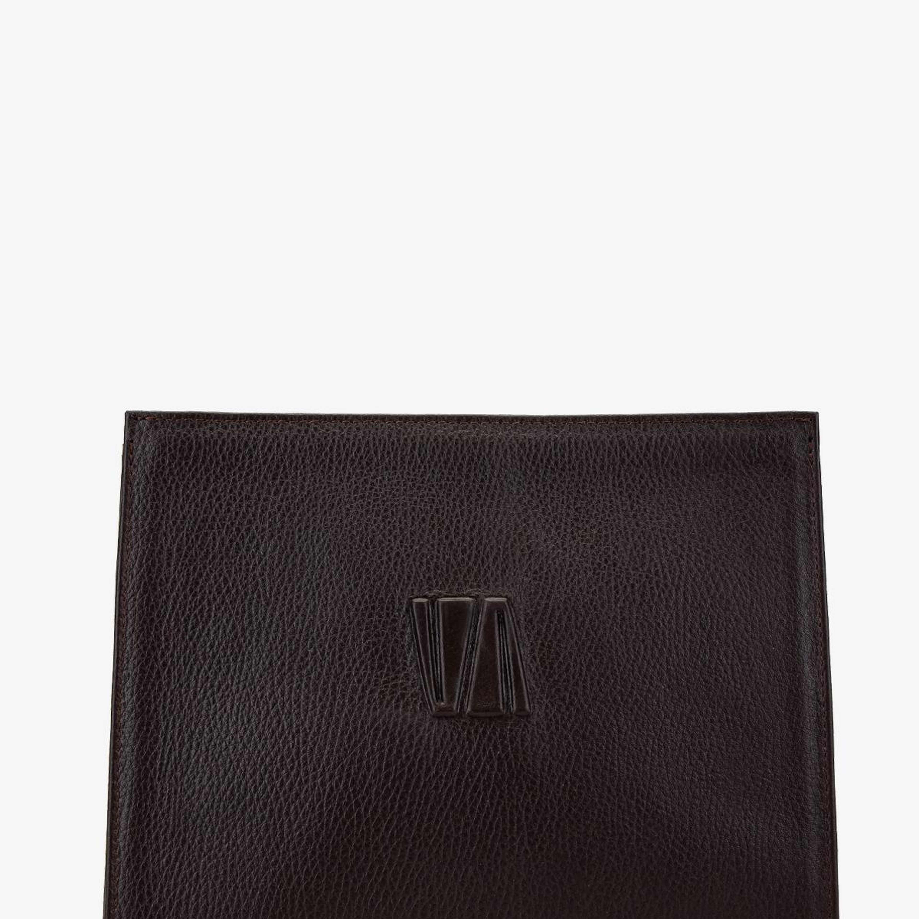 Valmenti Unisex Hakiki Deri Kahverengi El Çantası