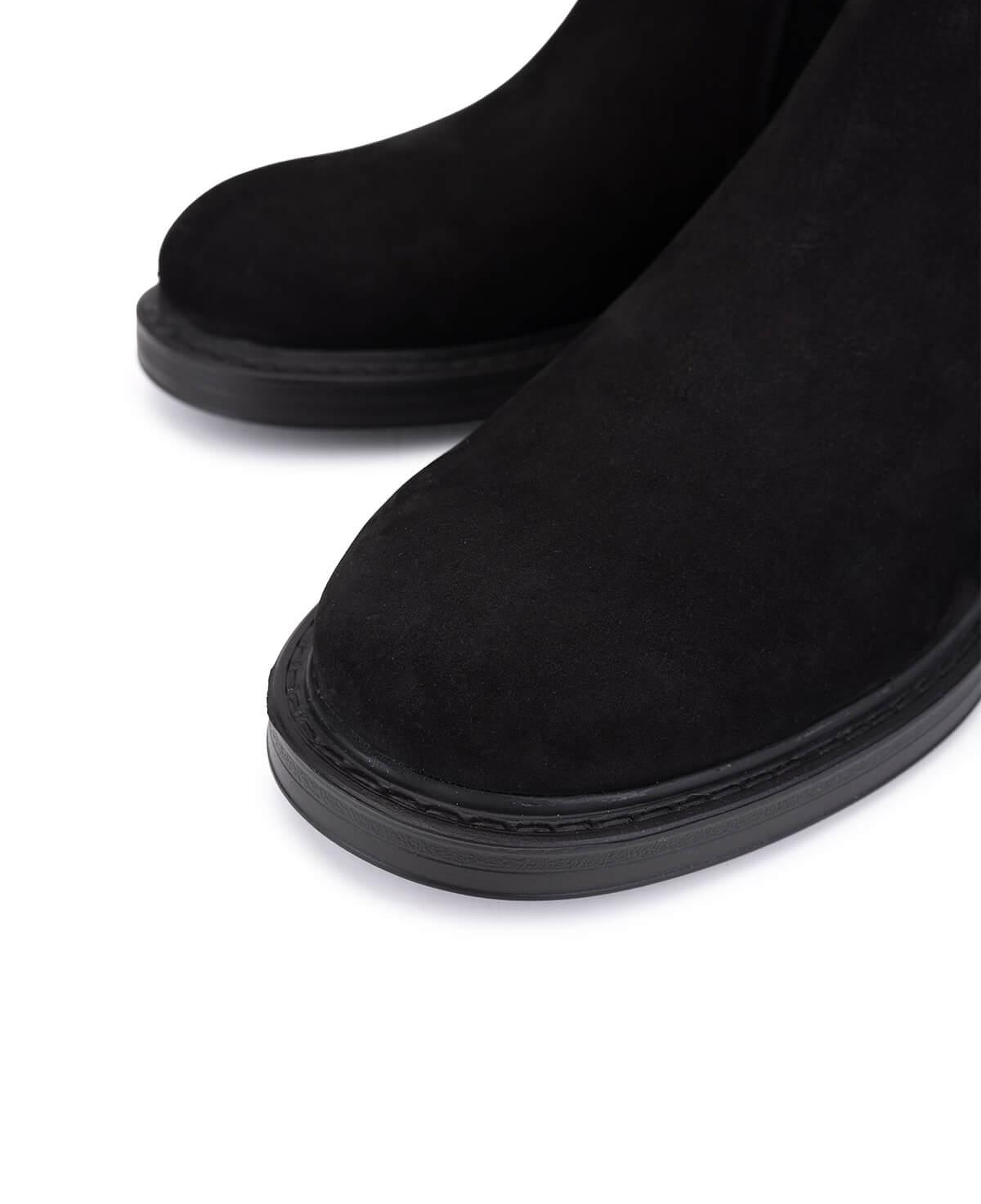 Tamer Tanca Erkek Hakiki Deri Siyah Nubuk Casual Bot