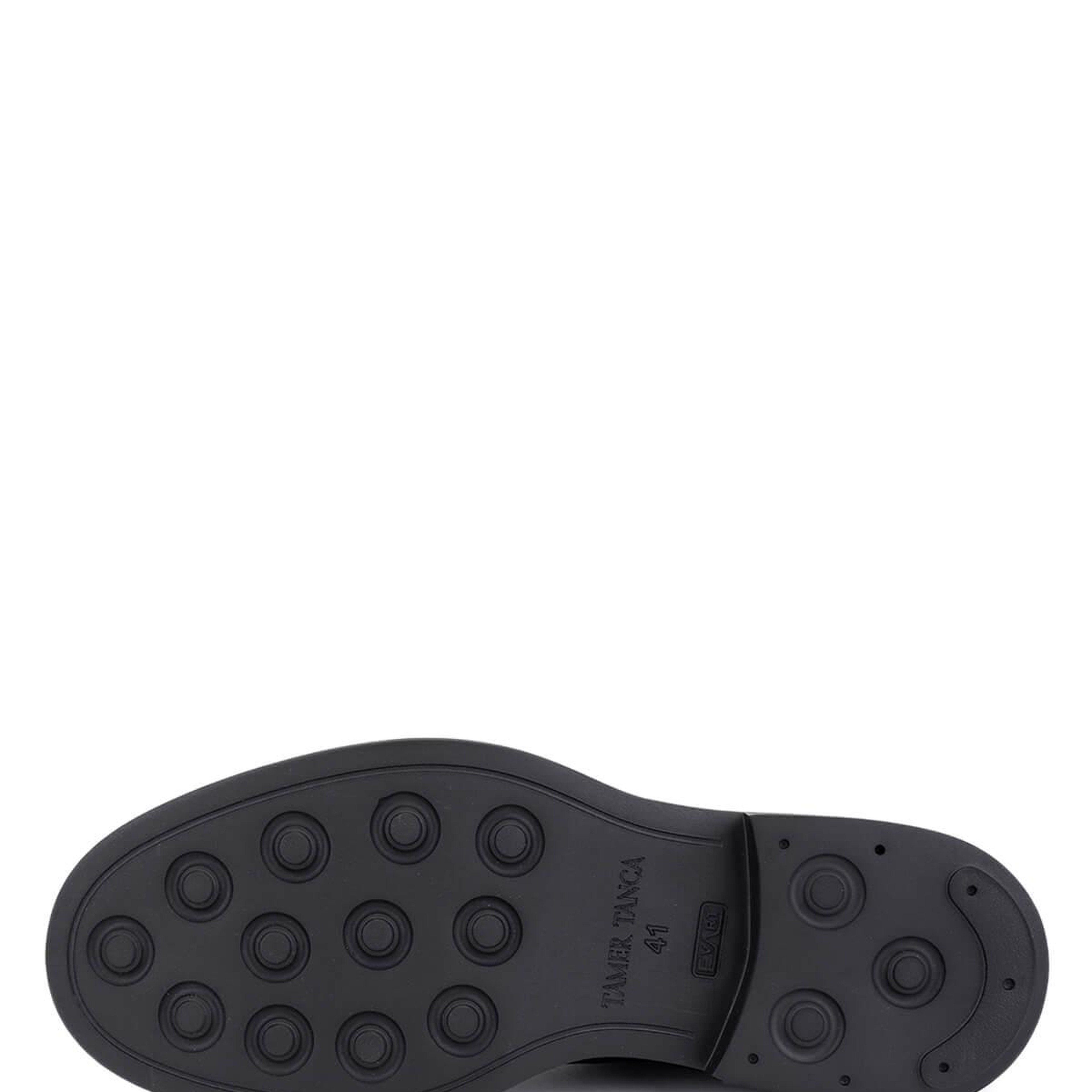 Tamer Tanca Erkek Hakiki Deri Siyah Nubuk Casual Bot