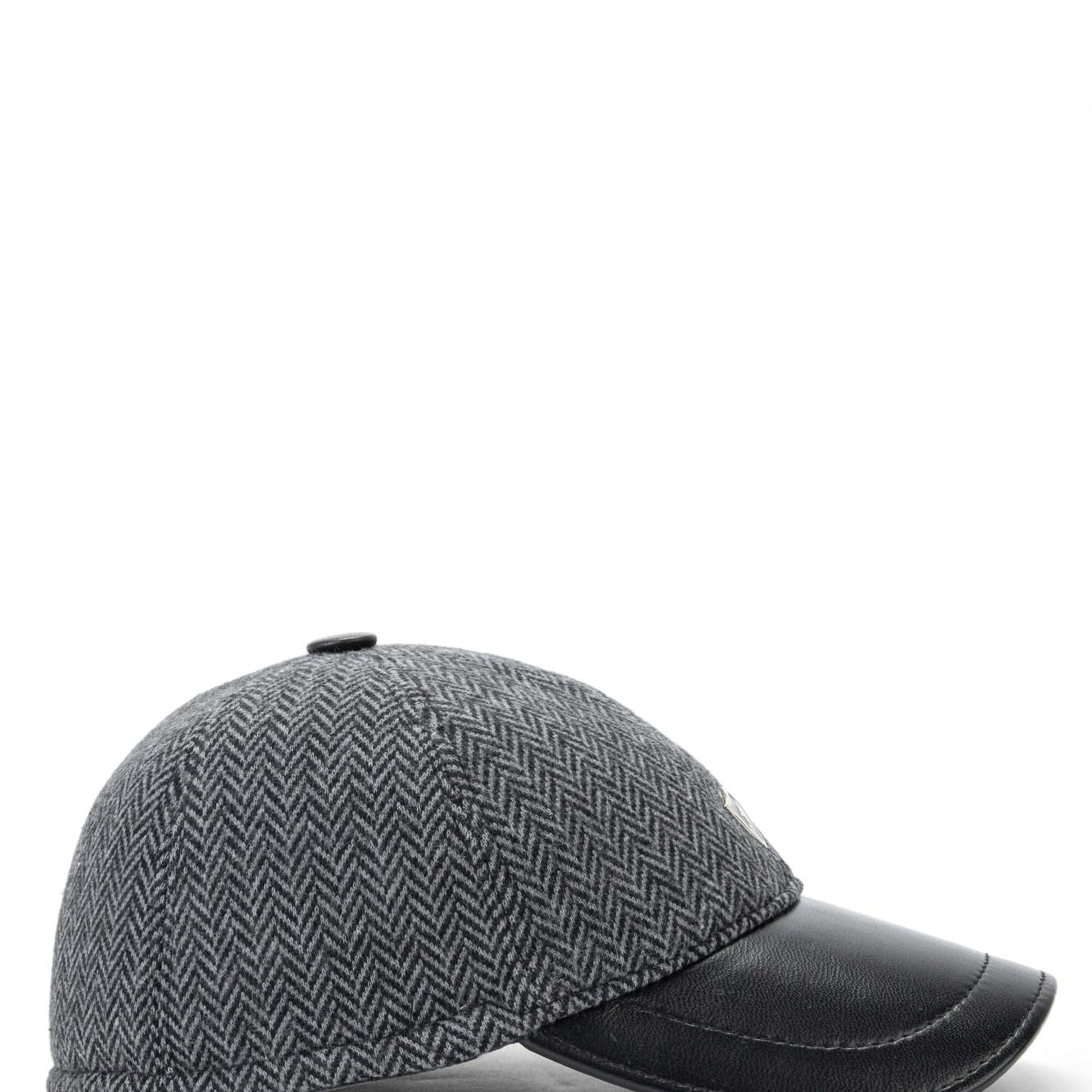 Tamer Tanca Erkek Tekstil Deri Gri Şapka