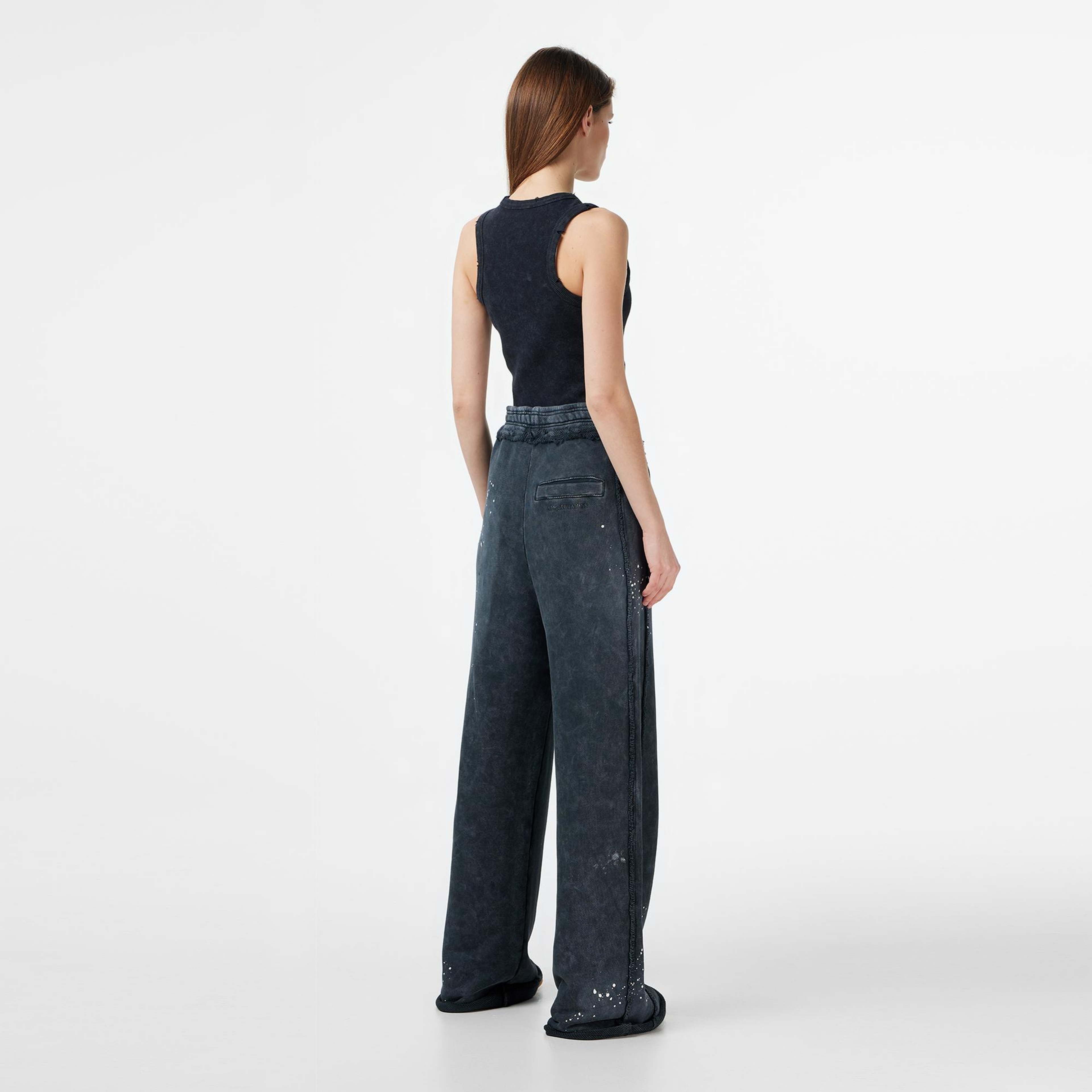 Les Benjamins Regular Fit Kadın Siyah Eşofman Altı