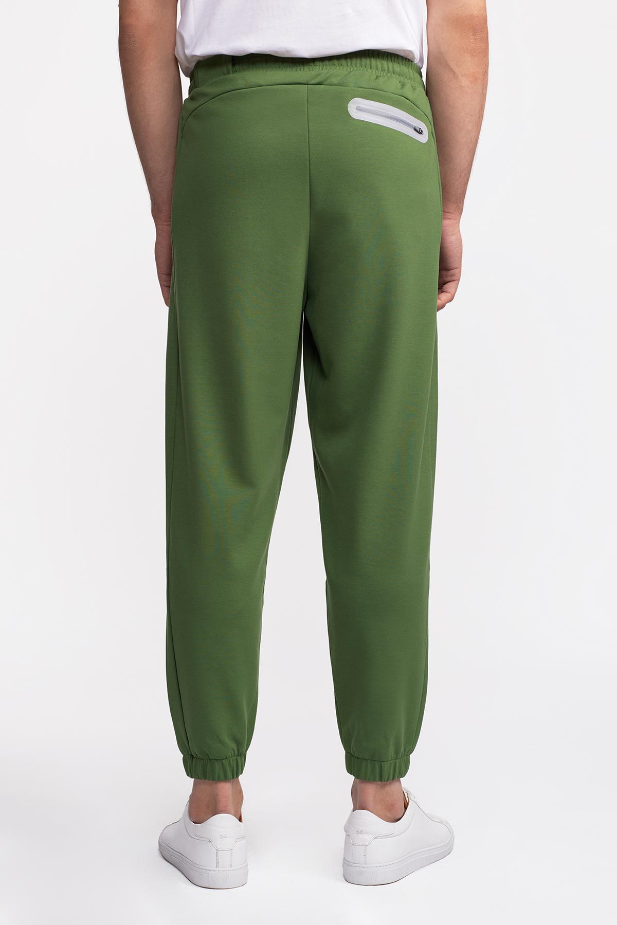 Erkek Haki Activewear Eşofman Altı