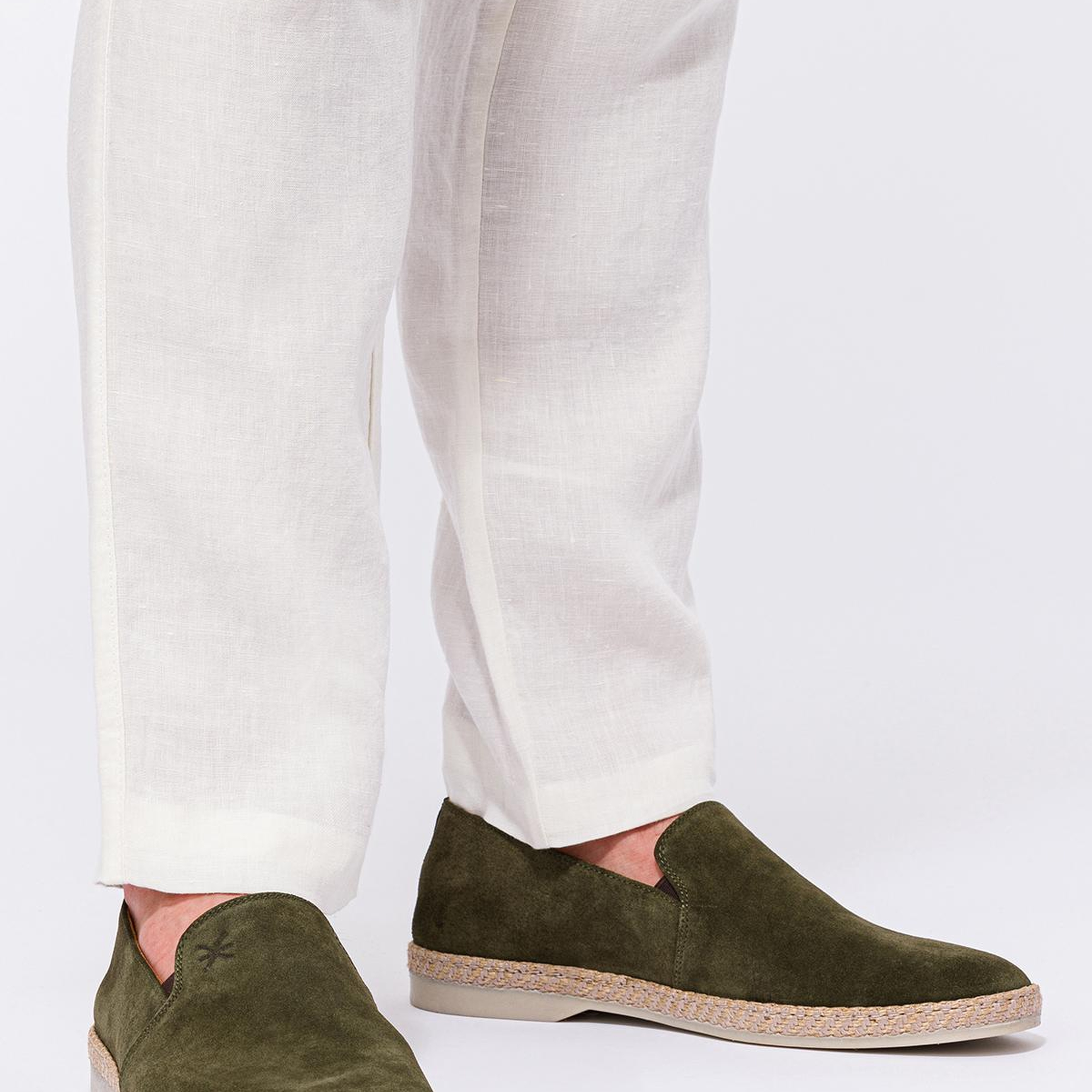 Erkek Haki Süet Espadril