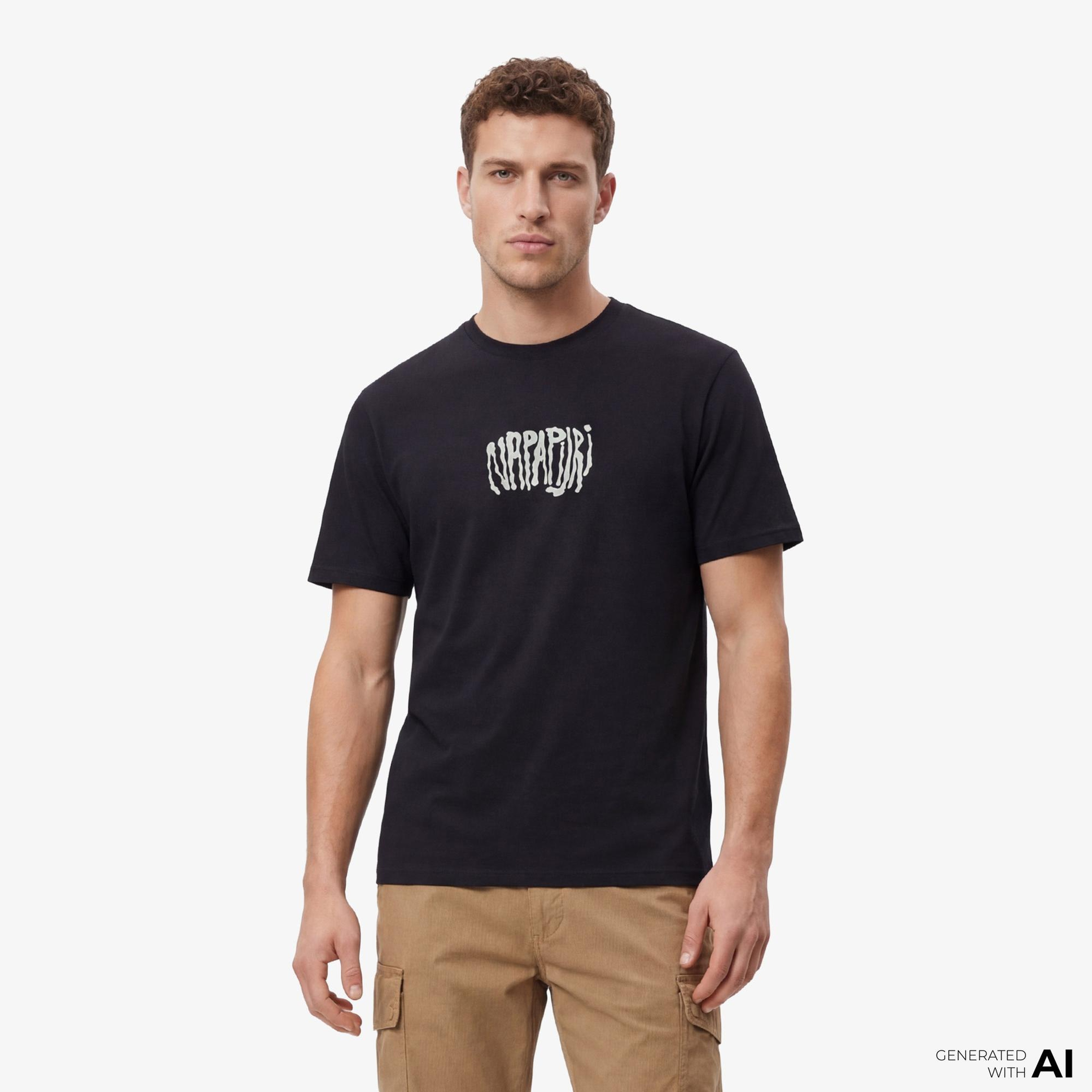 Napapijri Yukis Erkek Siyah T-Shirt