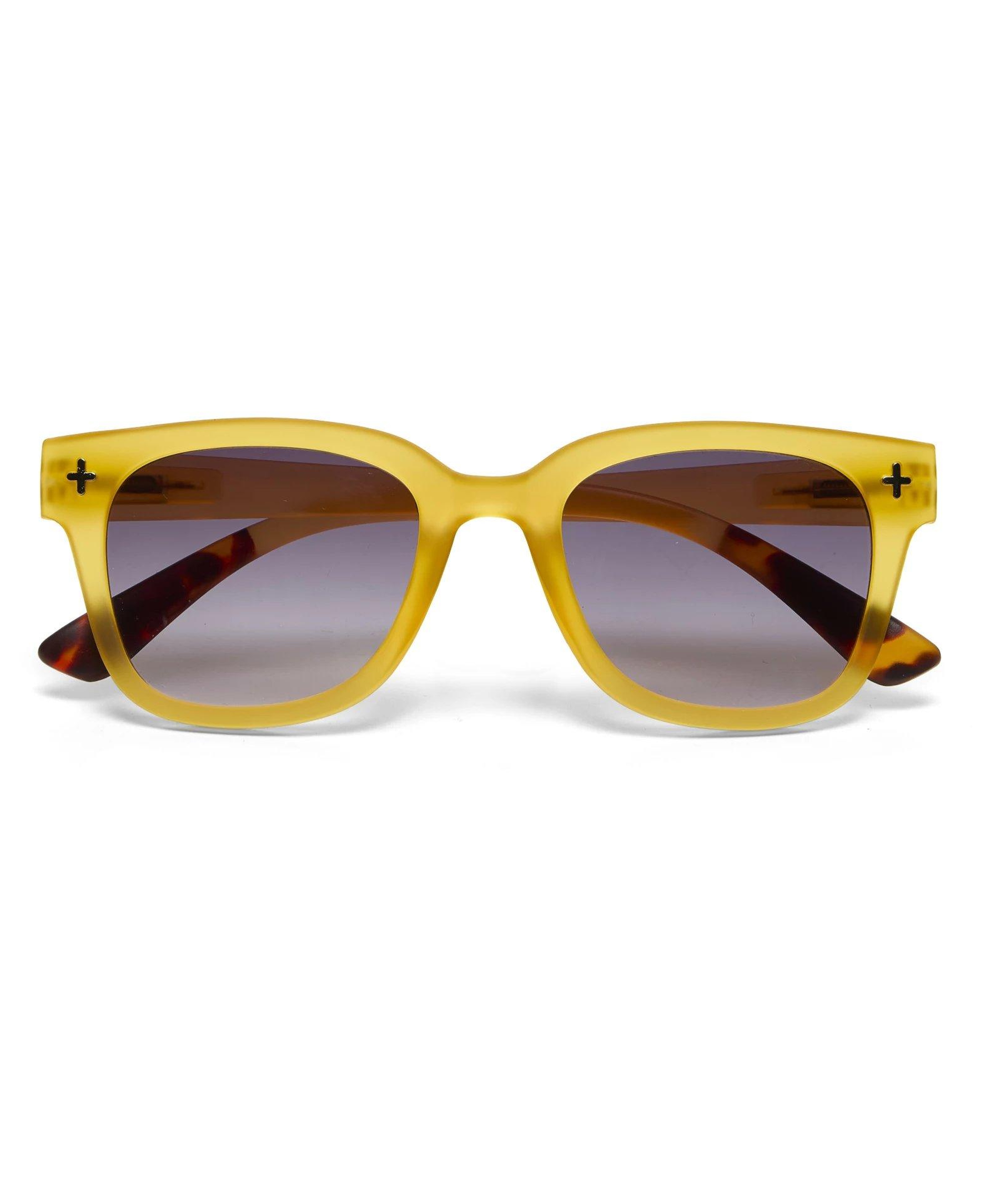 Okkia Giovanni Siyah Lens  Unisex Güneş Gözlüğü Sarı