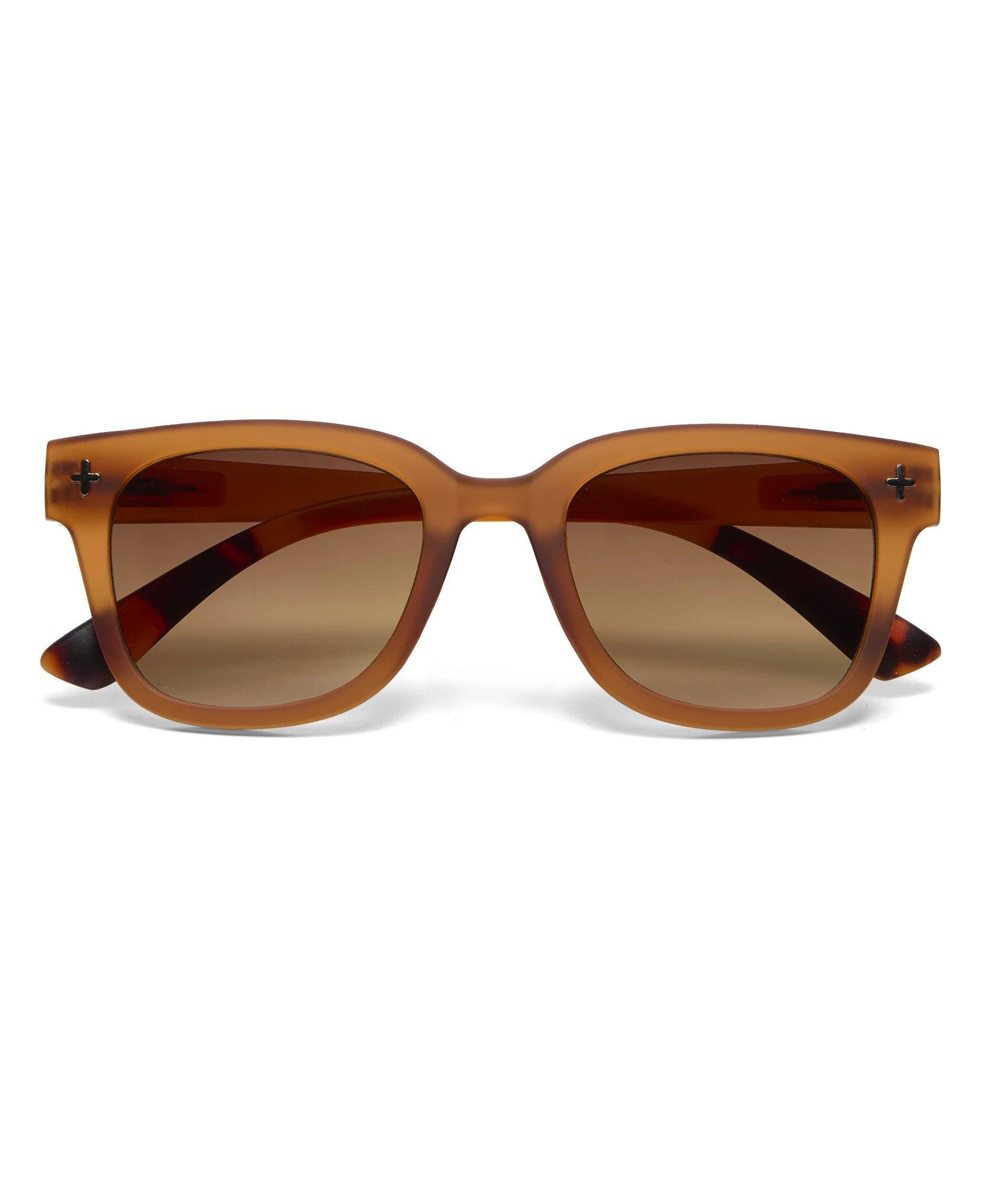 Okkia Giovanni Kahverengi Lens Unisex Güneş Gözlüğü Kahverengi