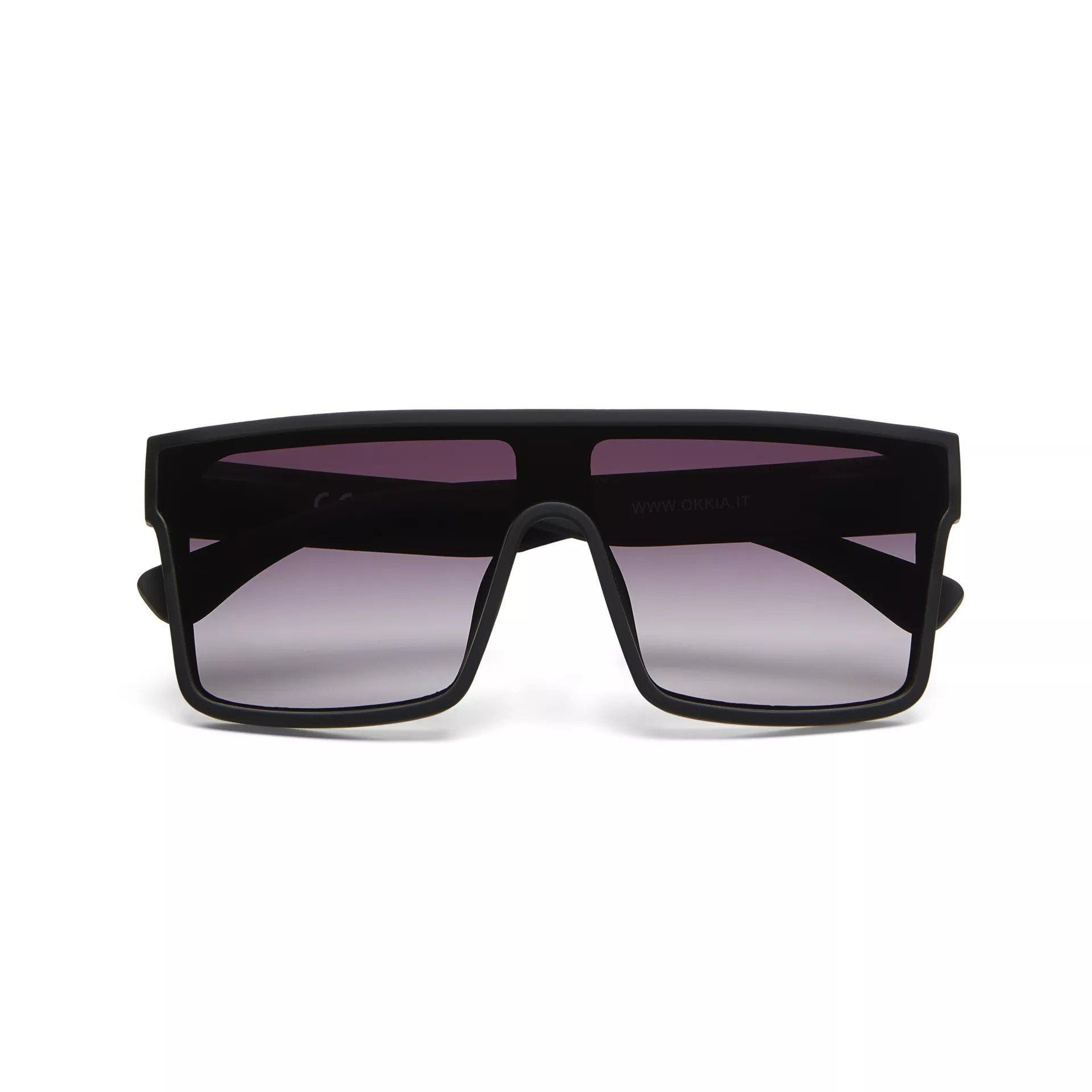 Okkia Andrea Altıgen Unisex Güneş GözlüğüBeyaz / Lens : Mavi