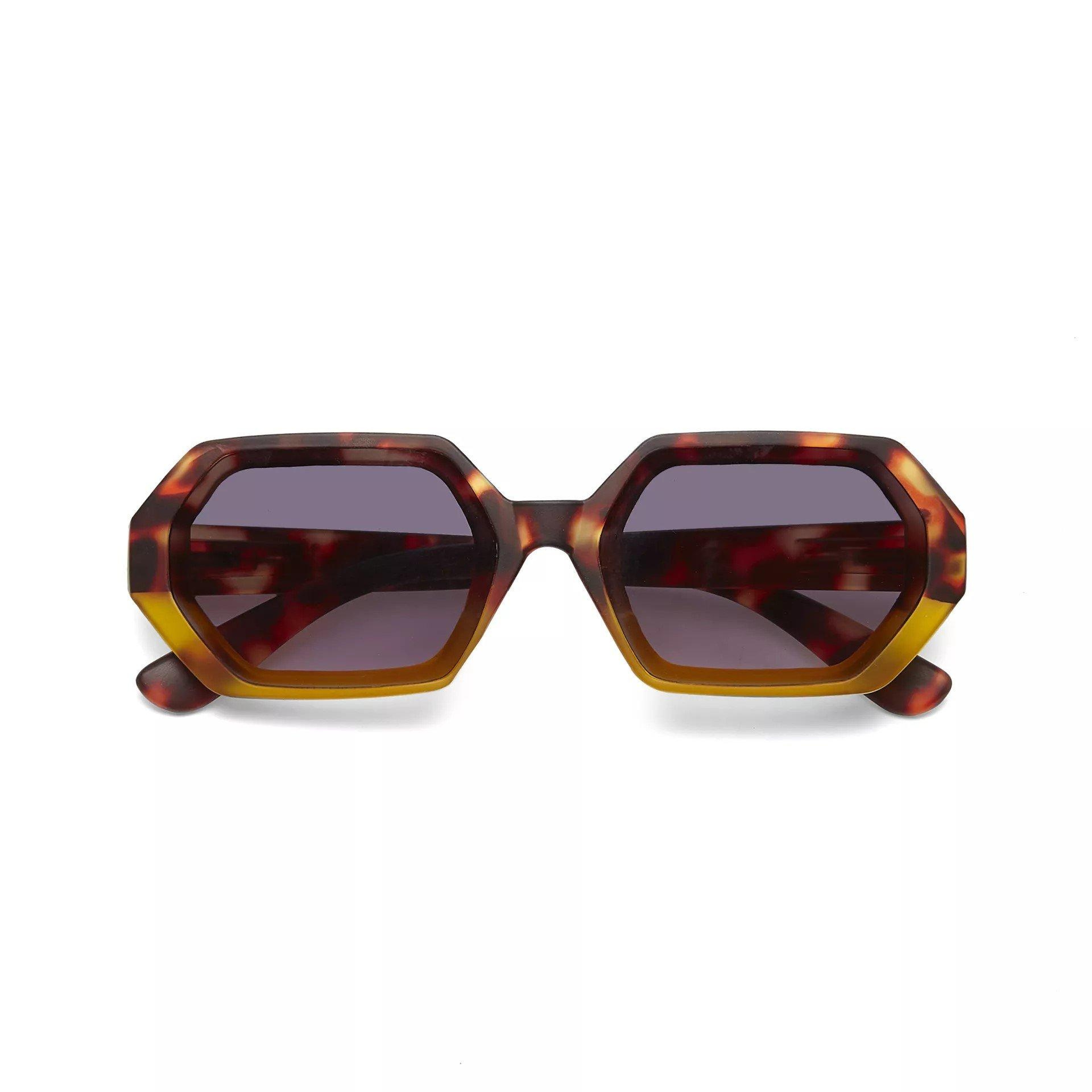 Okkia Alessio Unisex Güneş GözlüğüTransparan Beyaz / Lens: Mavi