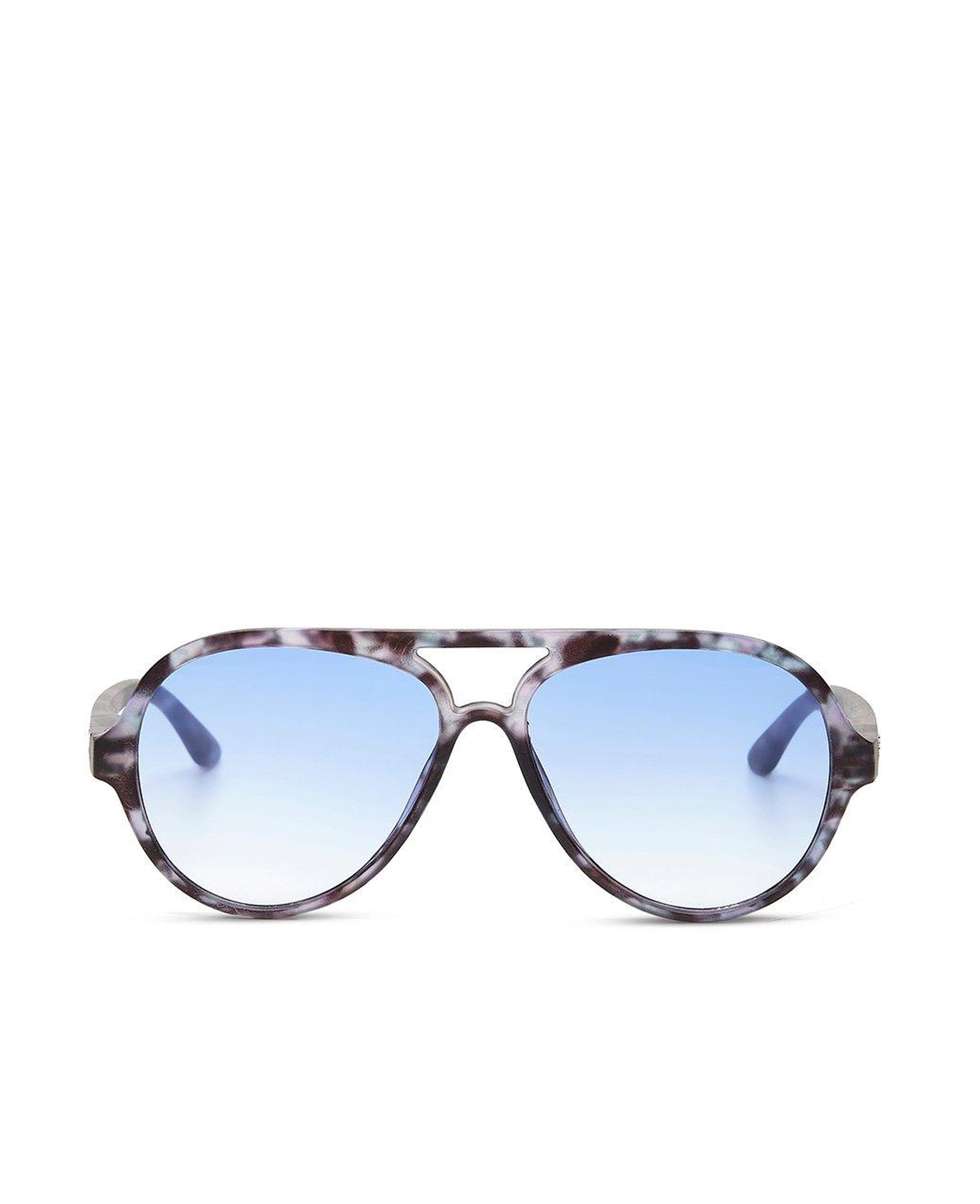 Okkia Giovanni Classic Havana & Blue Unisex Güneş Gözlüğü Mavi Lens