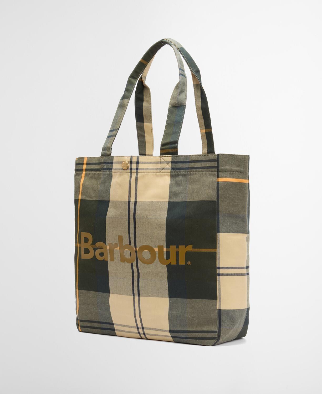 Barbour Telfield Tartan Tote Kol Çantası