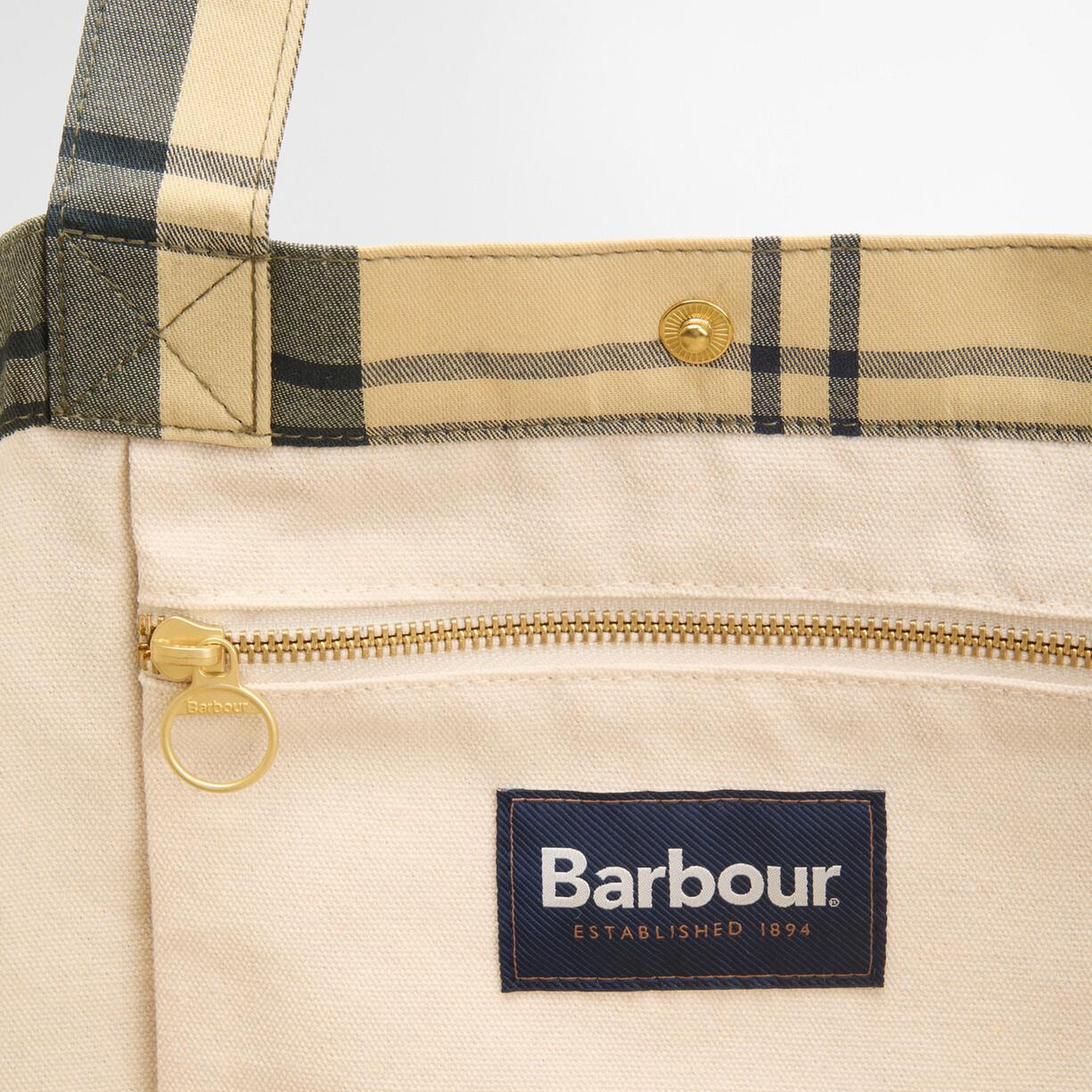 Barbour Telfield Tartan Tote Kol Çantası