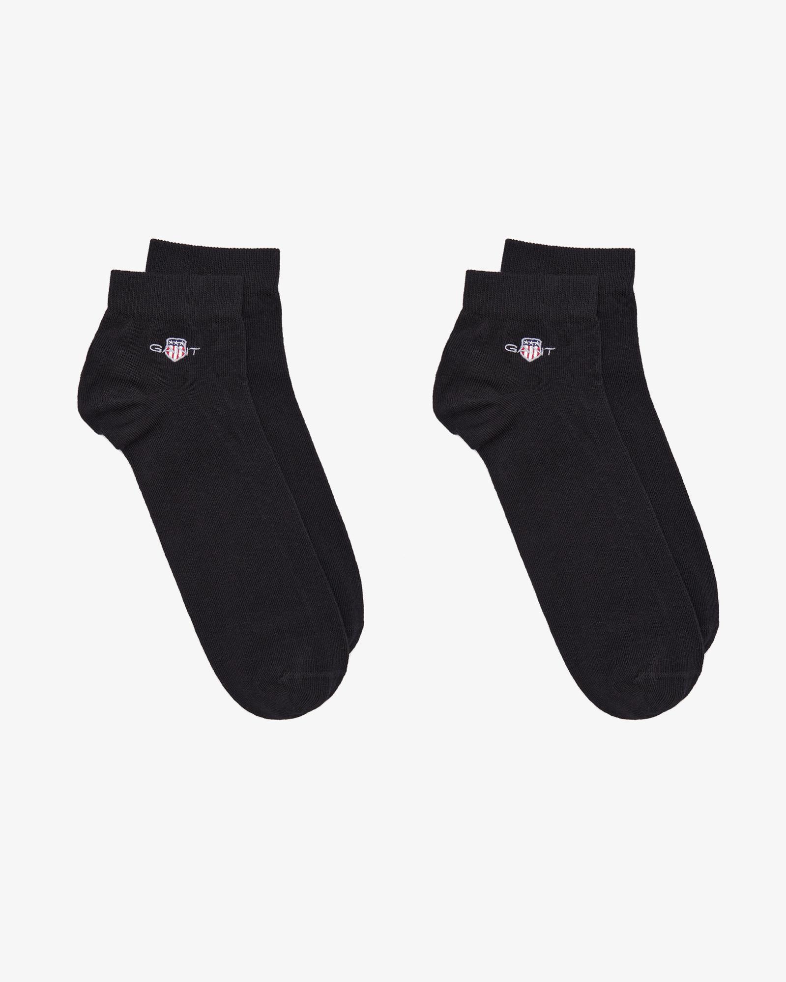 GANT Unisex Siyah 2'li Çorap