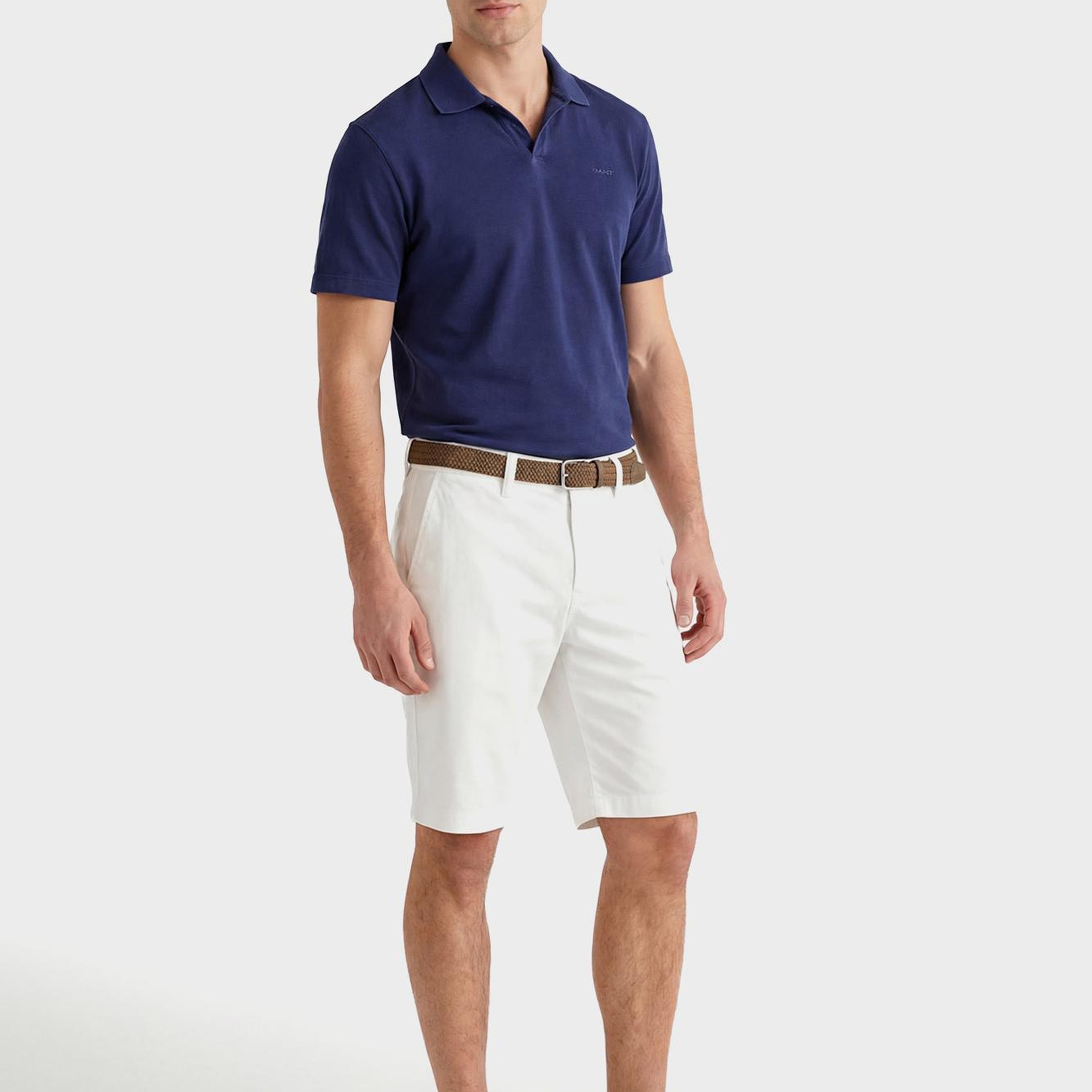 GANT Erkek Mavi Regular Fit Polo Yaka T-Shirt