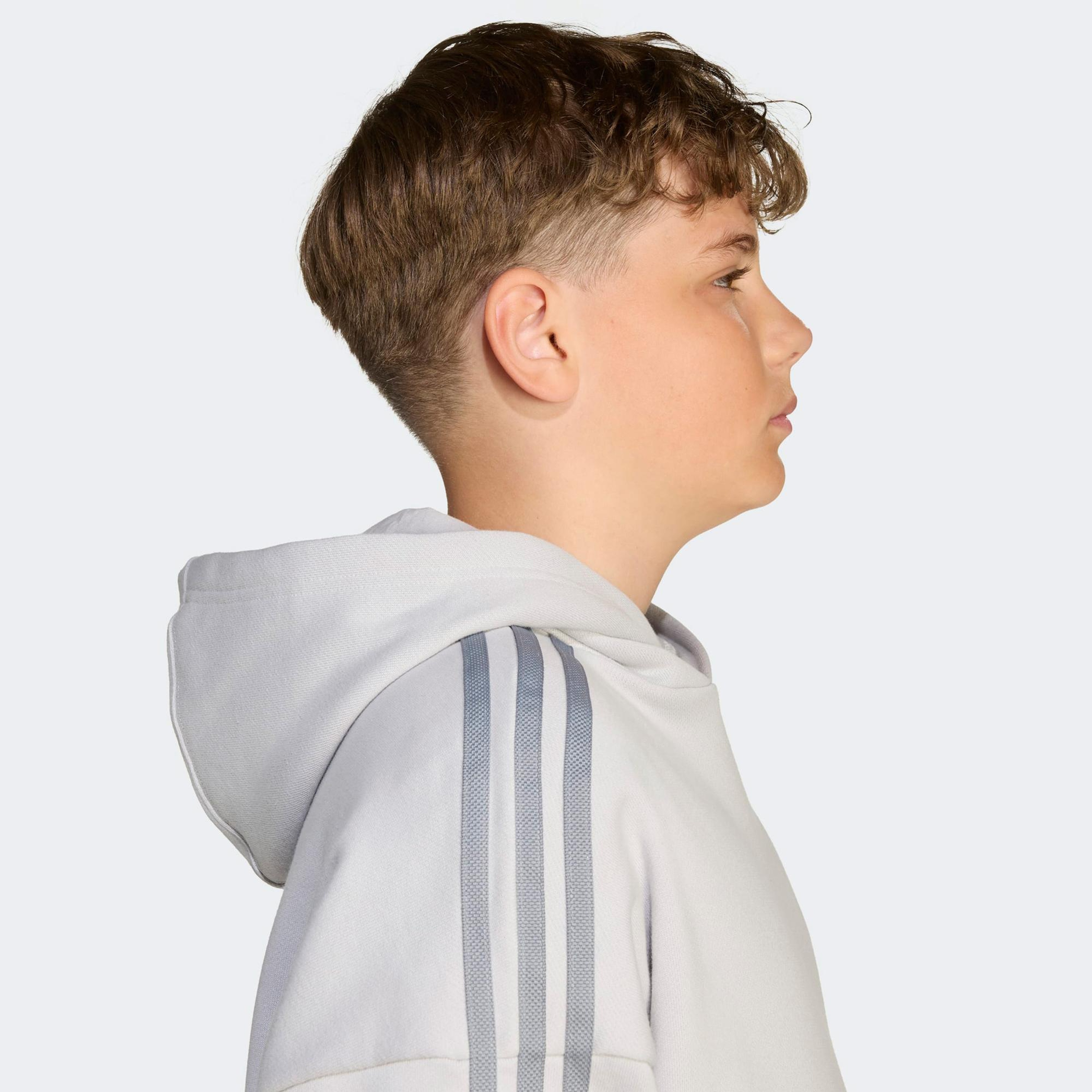 adidas Hoodıe Çocuk Gri Sweatshirt