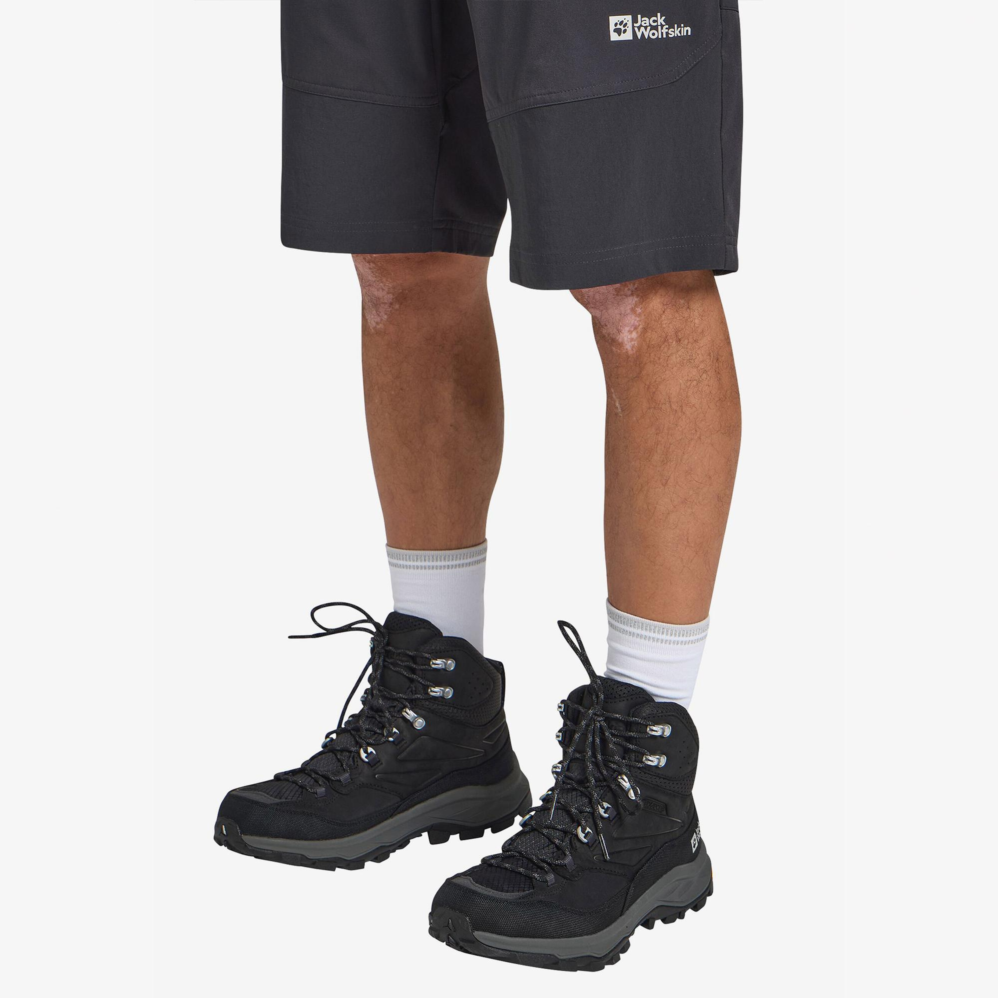 Jack Wolfskin Cyrox Texapore Mid Erkek Gri Bot