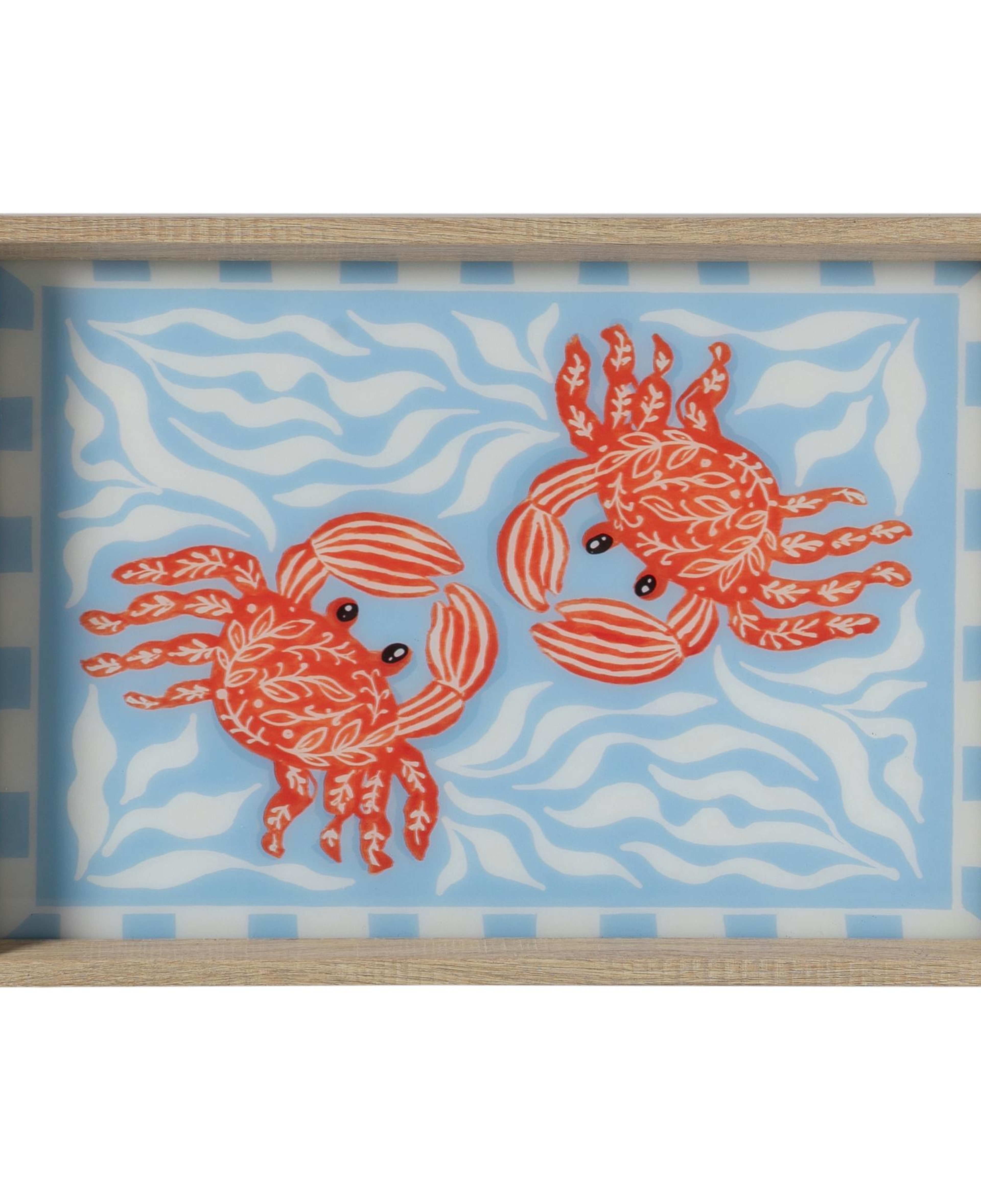 CRABS DEKORATİF TEPSİ 31X42 CM