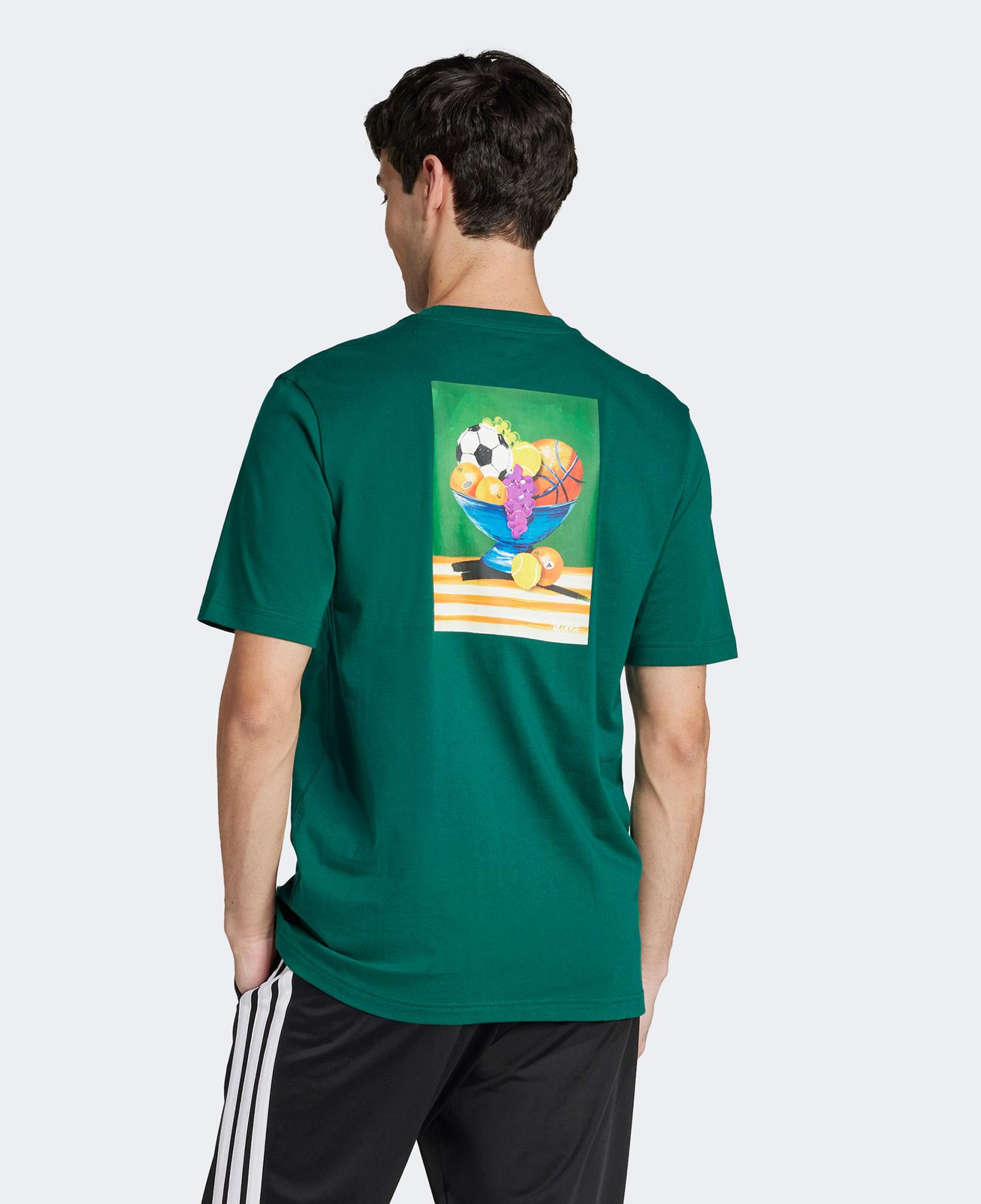 adidas Lounge Still Life Bowl Graphic Erkek Yeşil T-Shirt