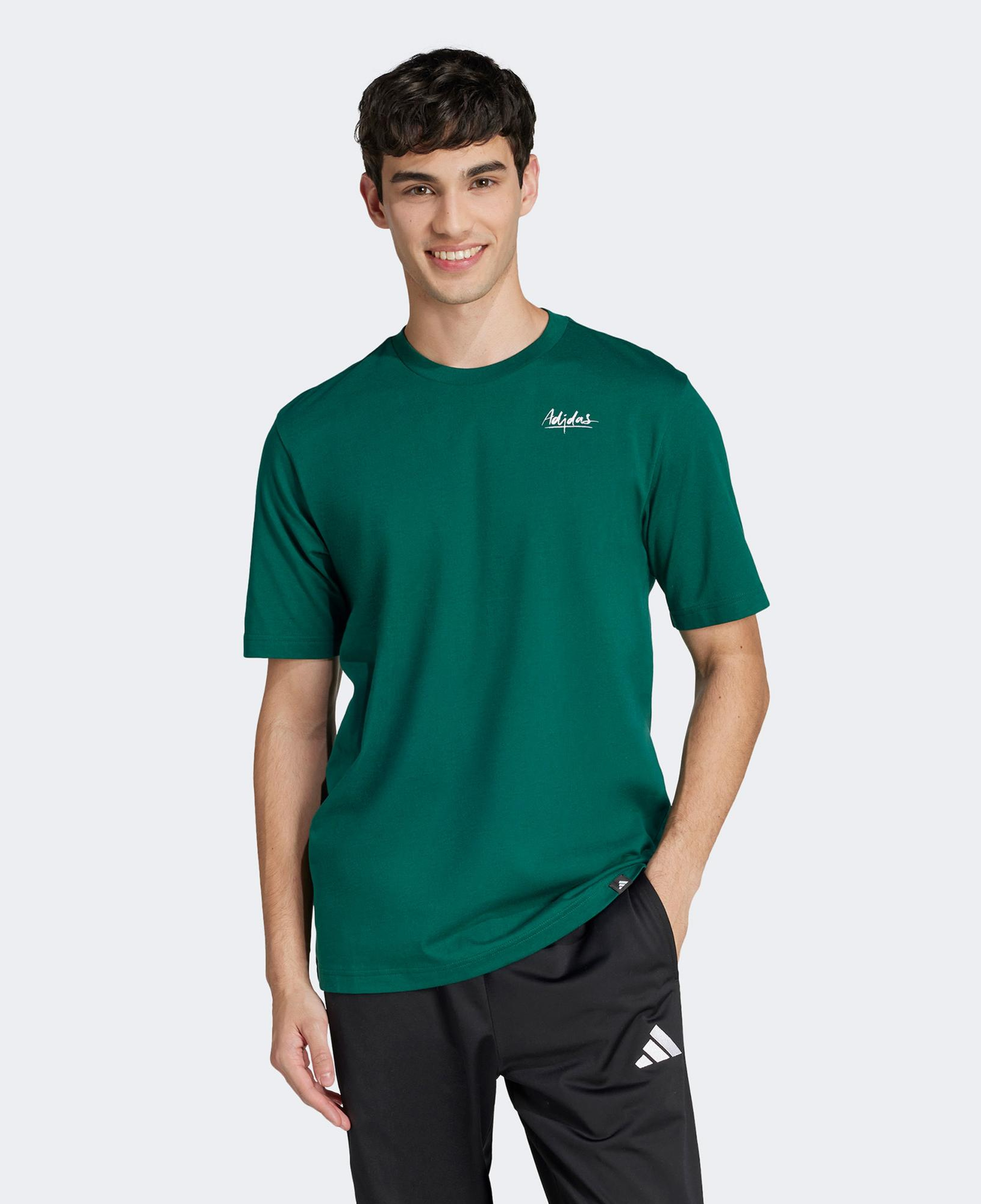 adidas Lounge Still Life Bowl Graphic Erkek Yeşil T-Shirt