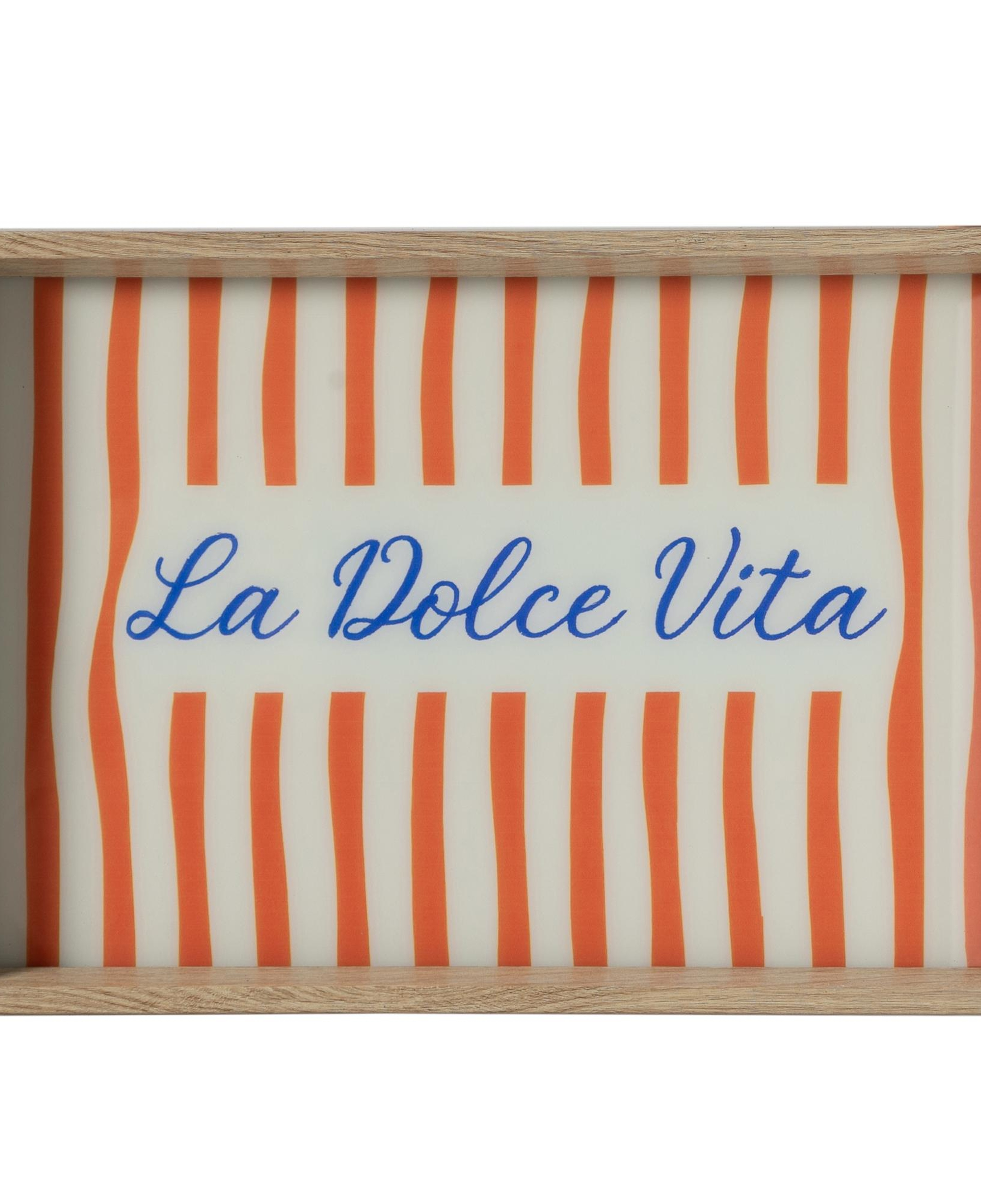 LA DOLCE VITA DEKORATİF TEPSİ 31X42 CM