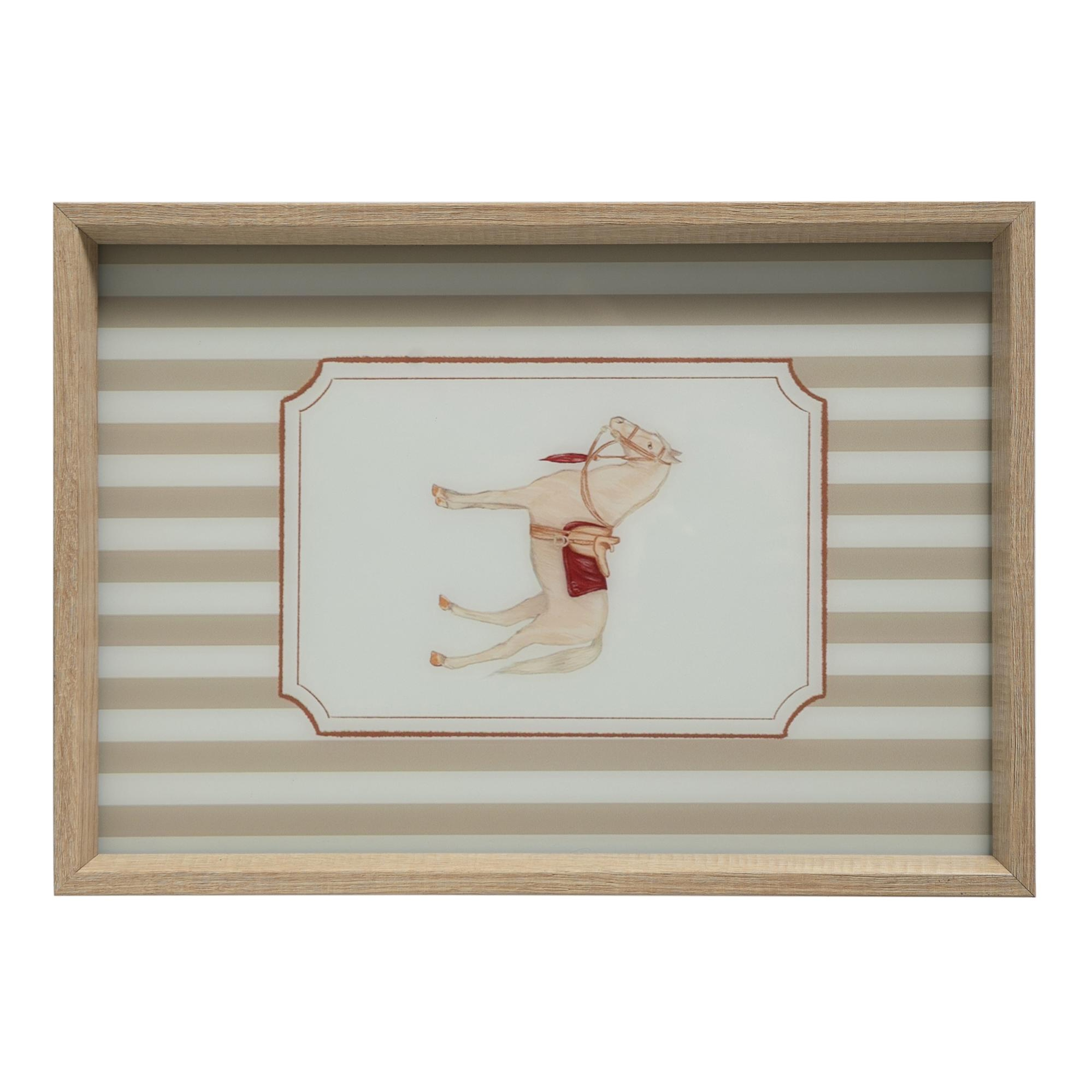 HORSE DEKORATİF TEPSİ 31X42 CM