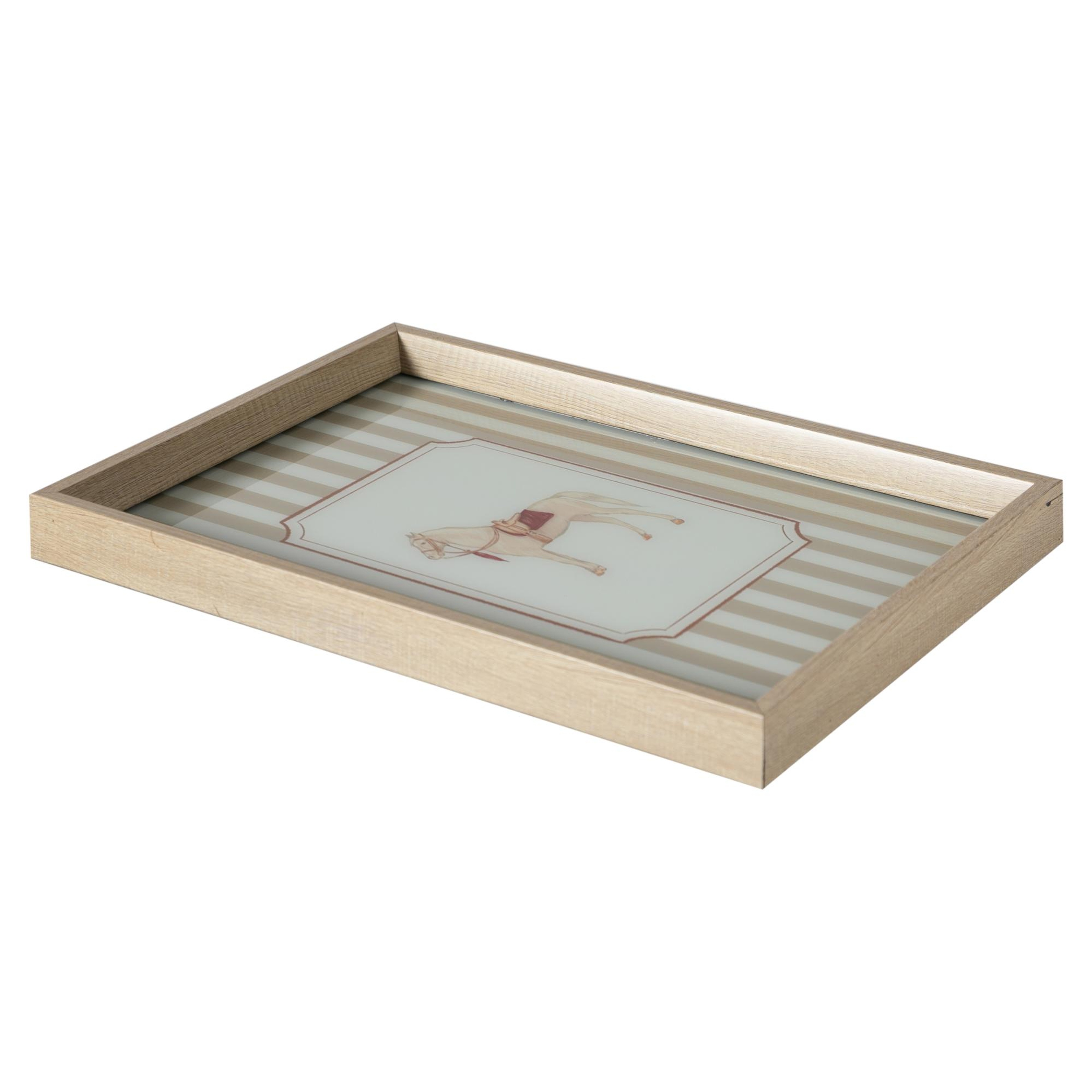 HORSE DEKORATİF TEPSİ 31X42 CM