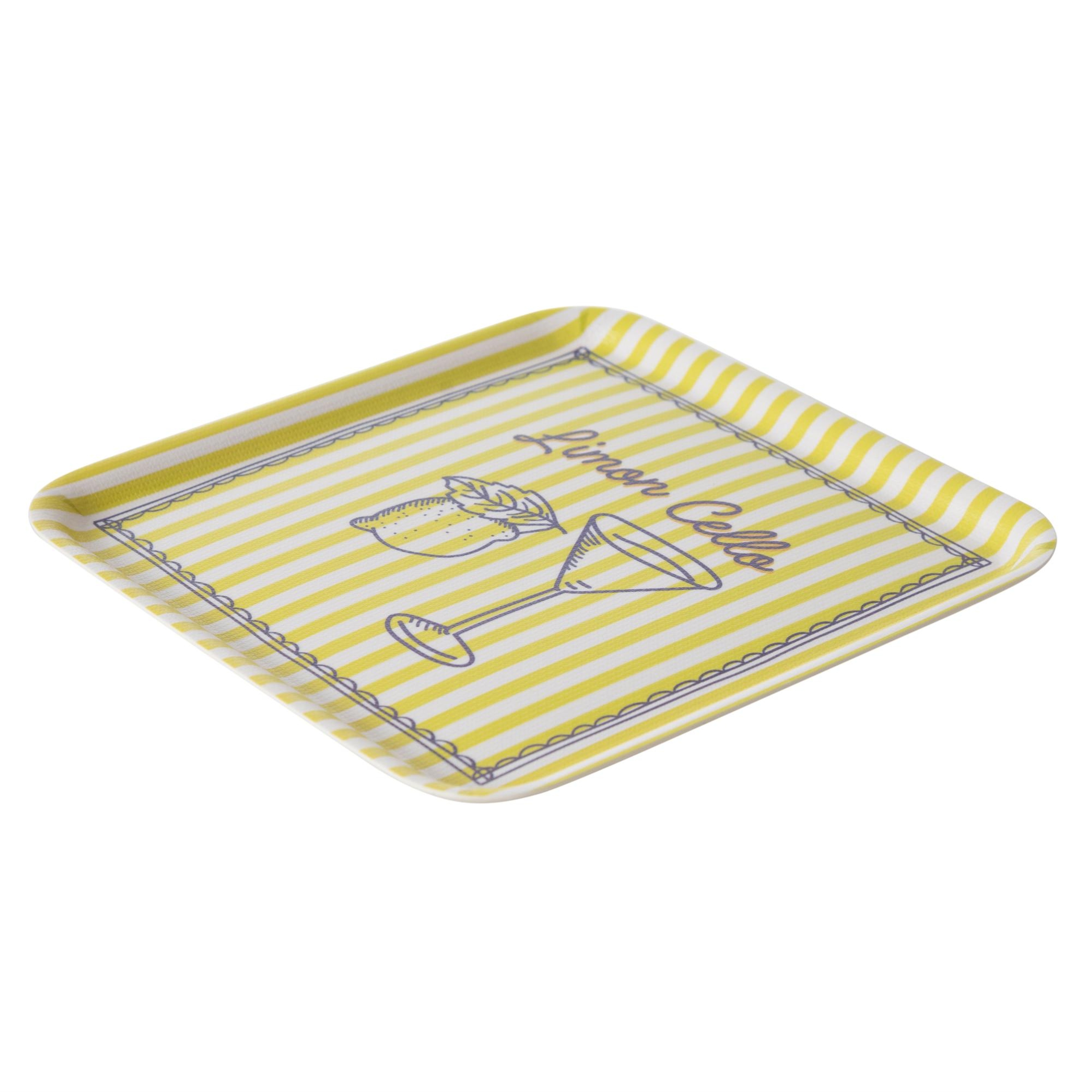 LİMON CELLO KAYDIRMAZ TEPSİ 24CM