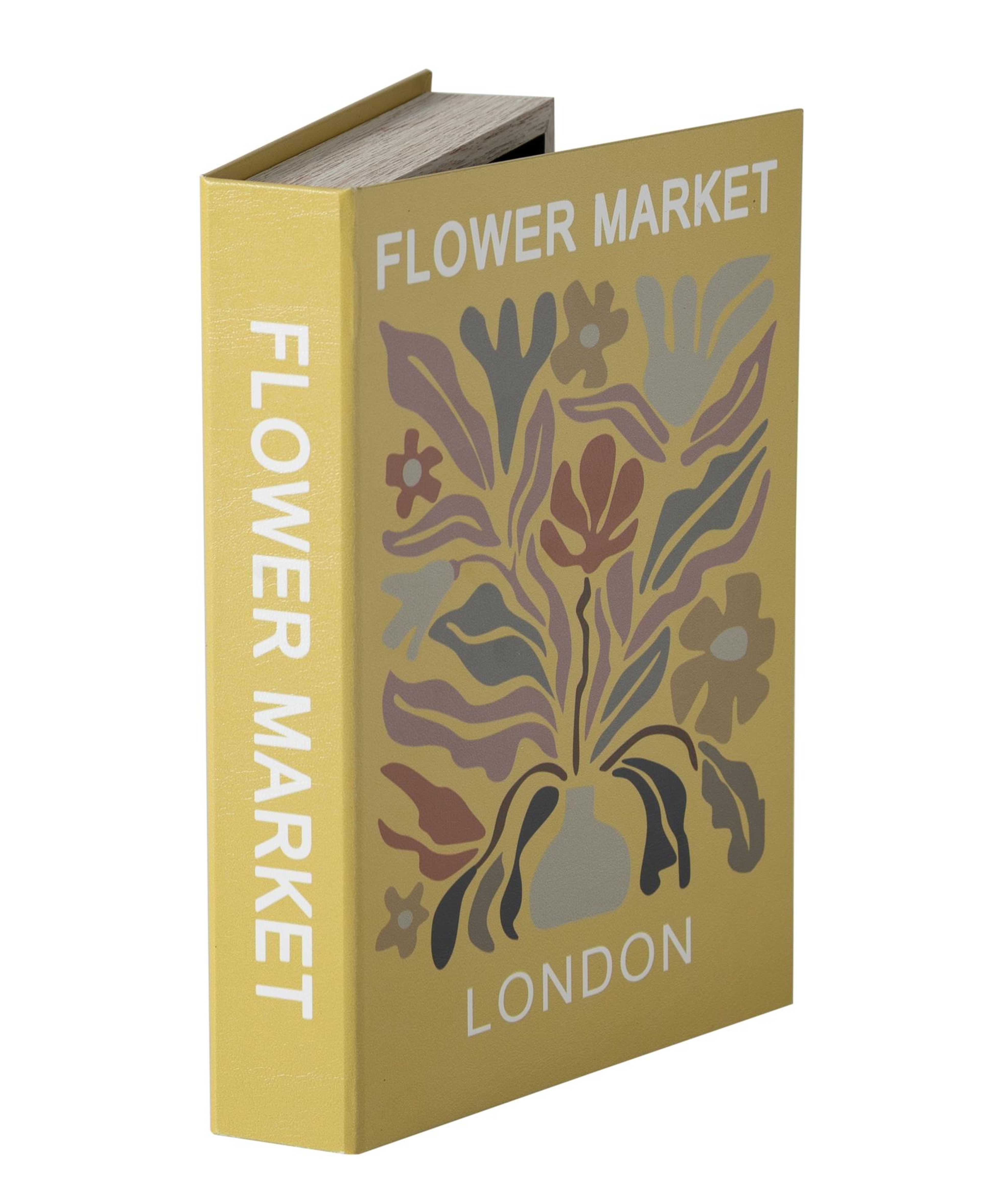 FLOWER MARKET KİTAP KUTU 19X30 CM