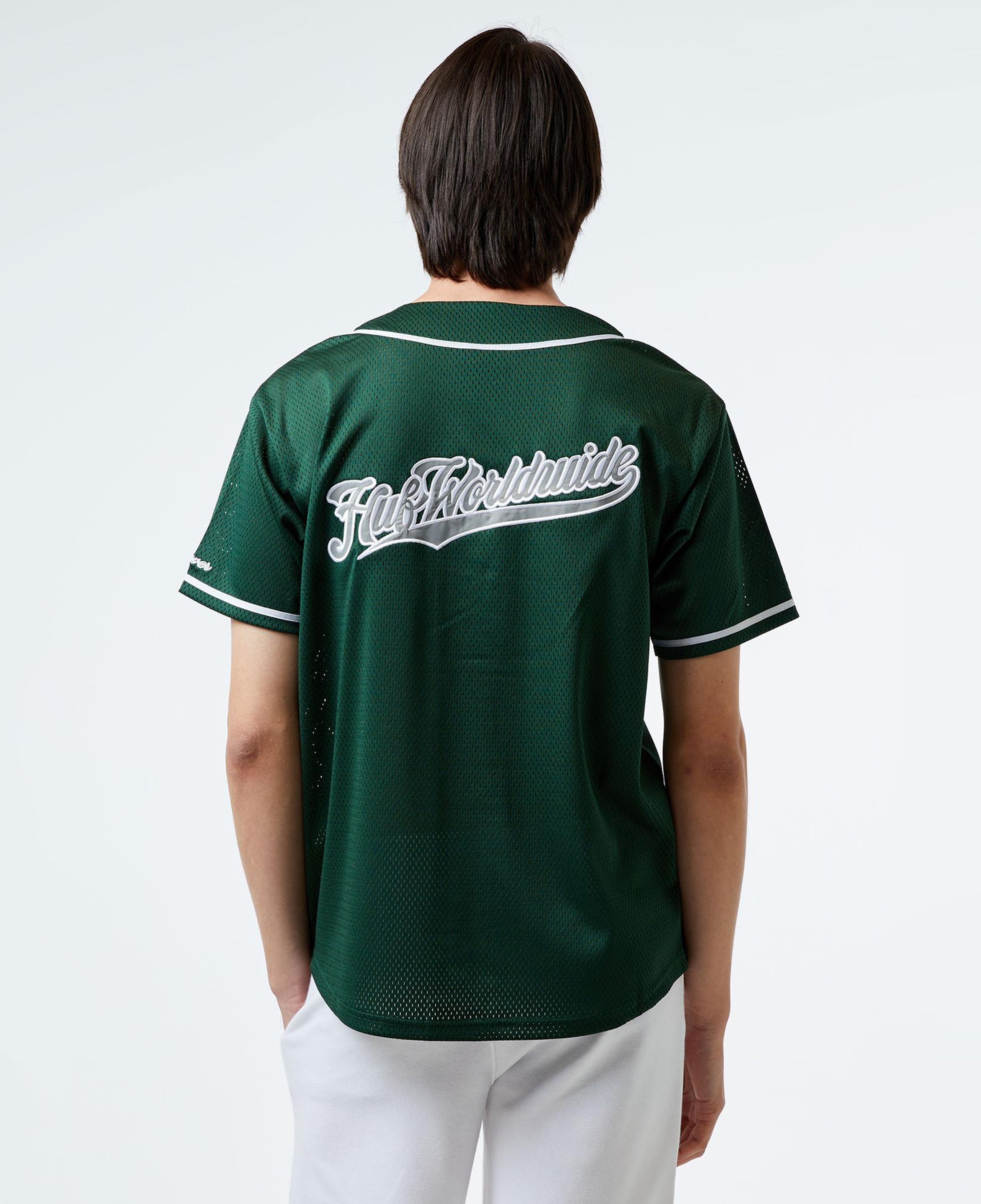HUF Crackerjack Baseball Jersey Erkek Yeşil Gömlek