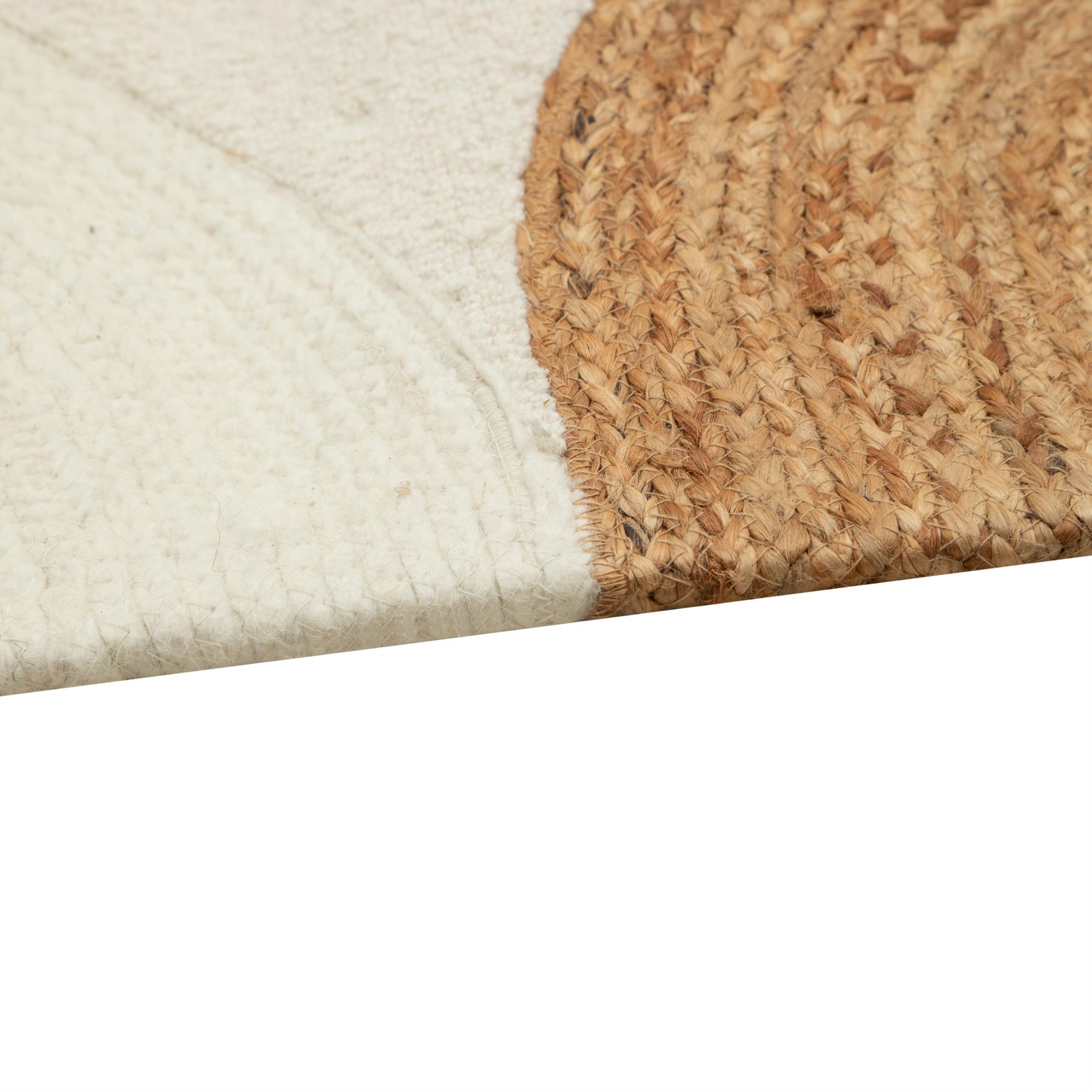 MARTA JÜT HALI NATUREL BEYAZ 120X180