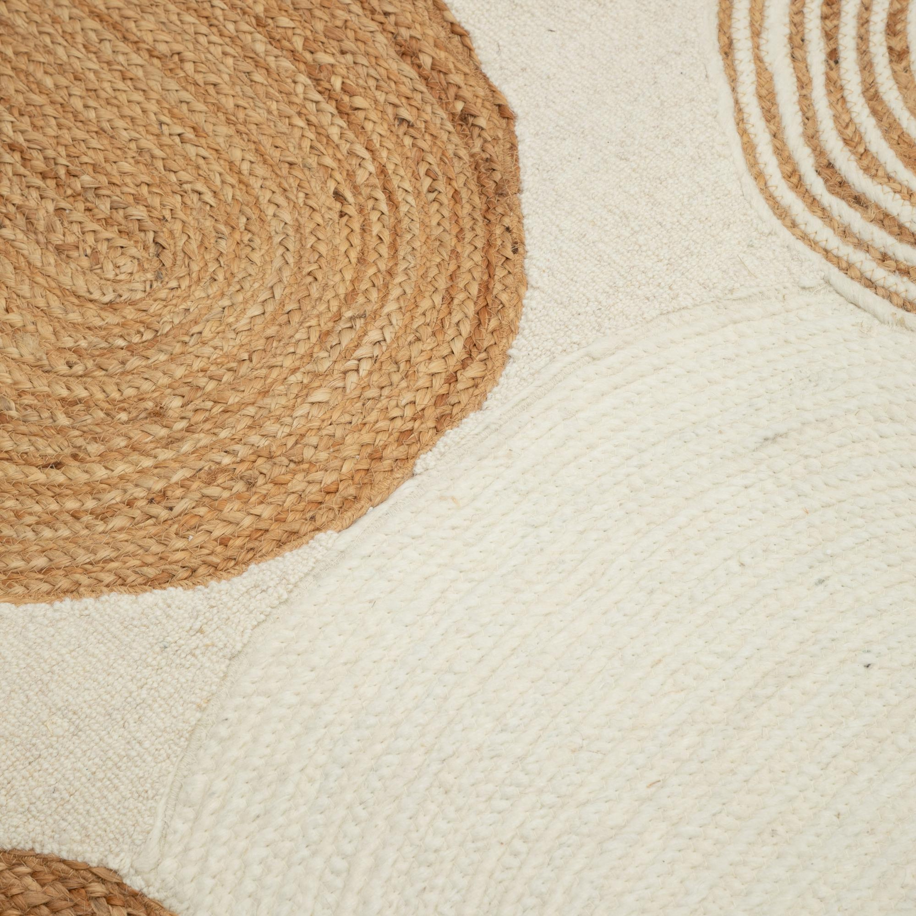 MARTA JÜT HALI NATUREL BEYAZ 120X180