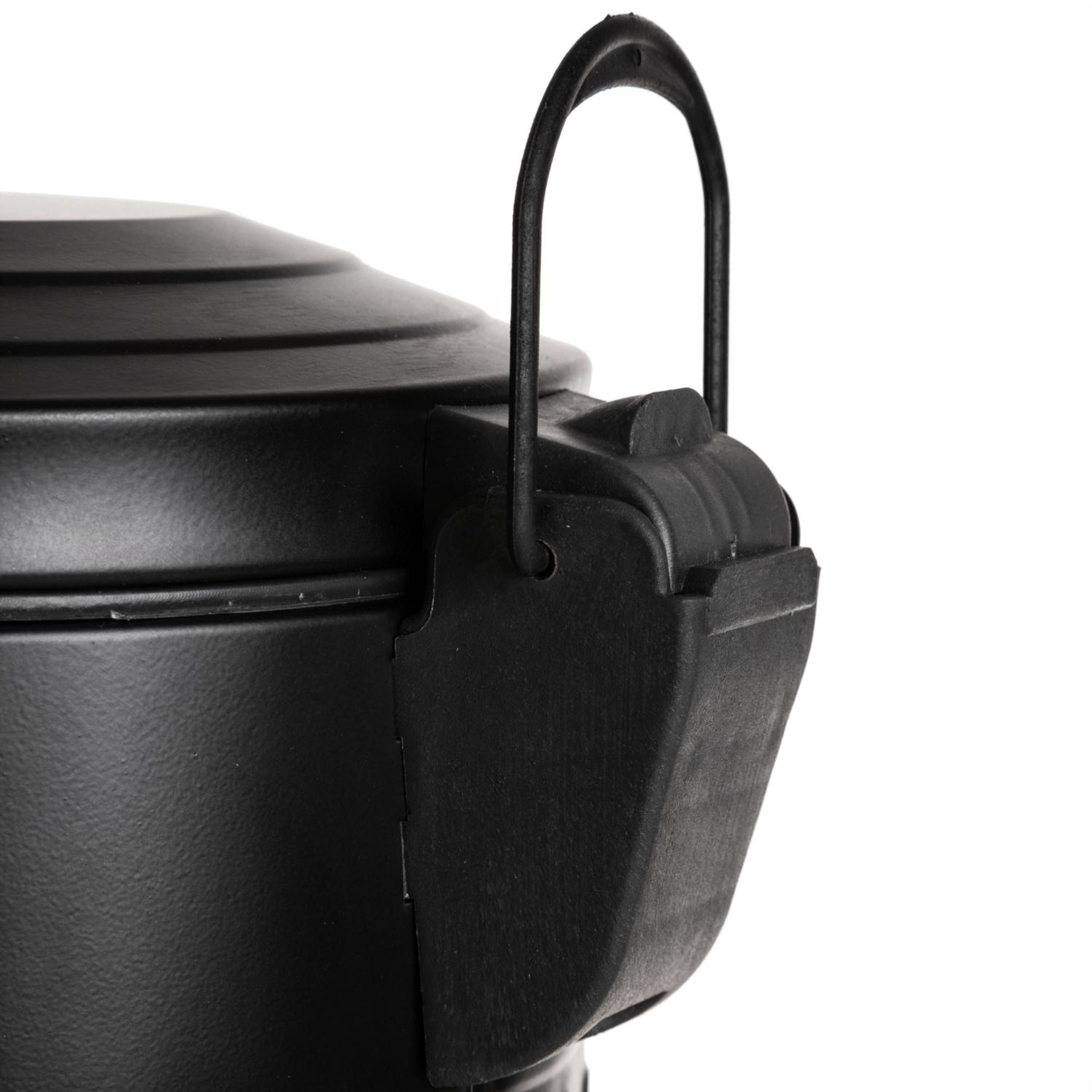 16LT PEDALLI VINTAGE ÇÖP KOVASI SİYAH